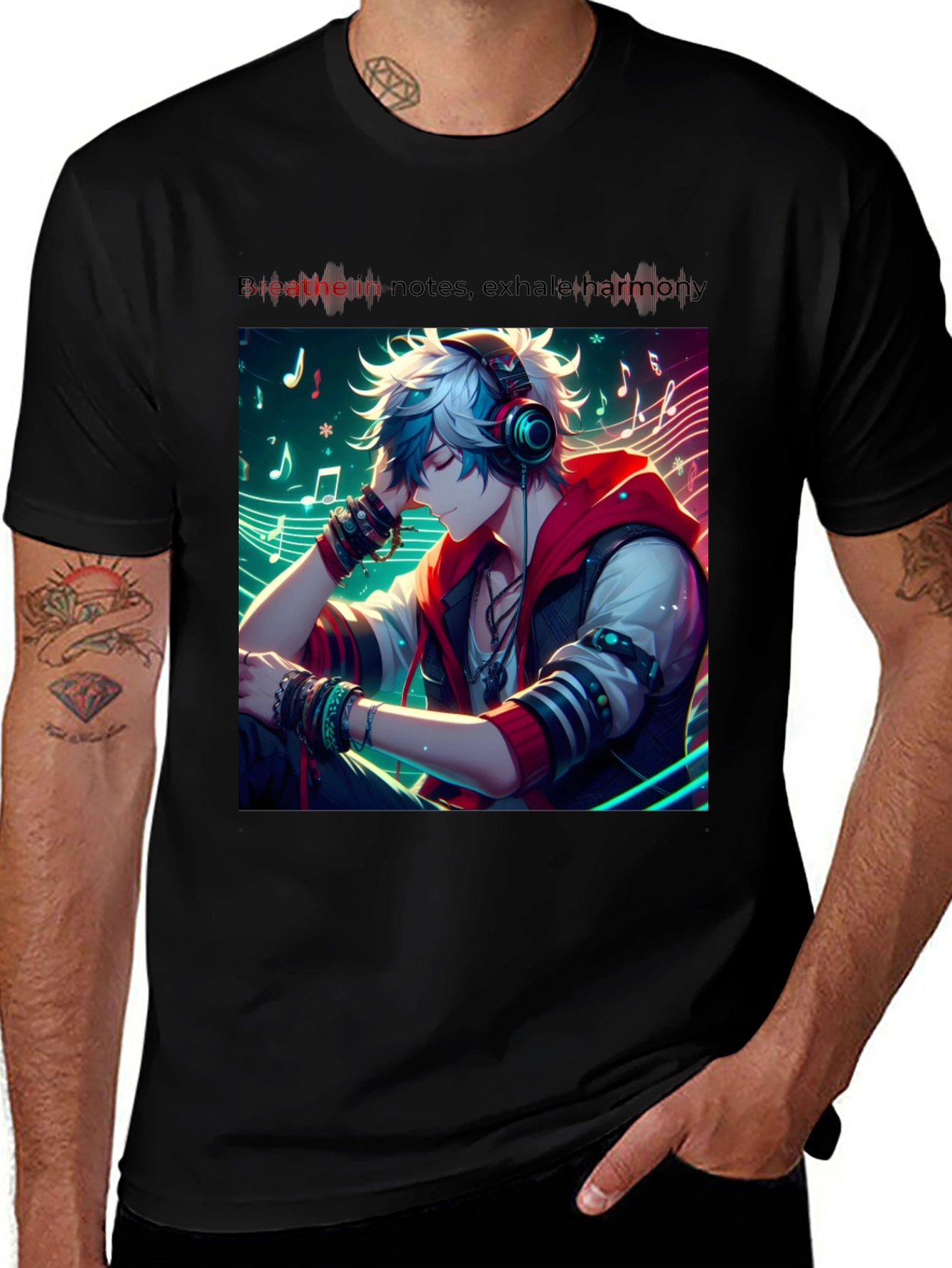Anime Music T-Shirt