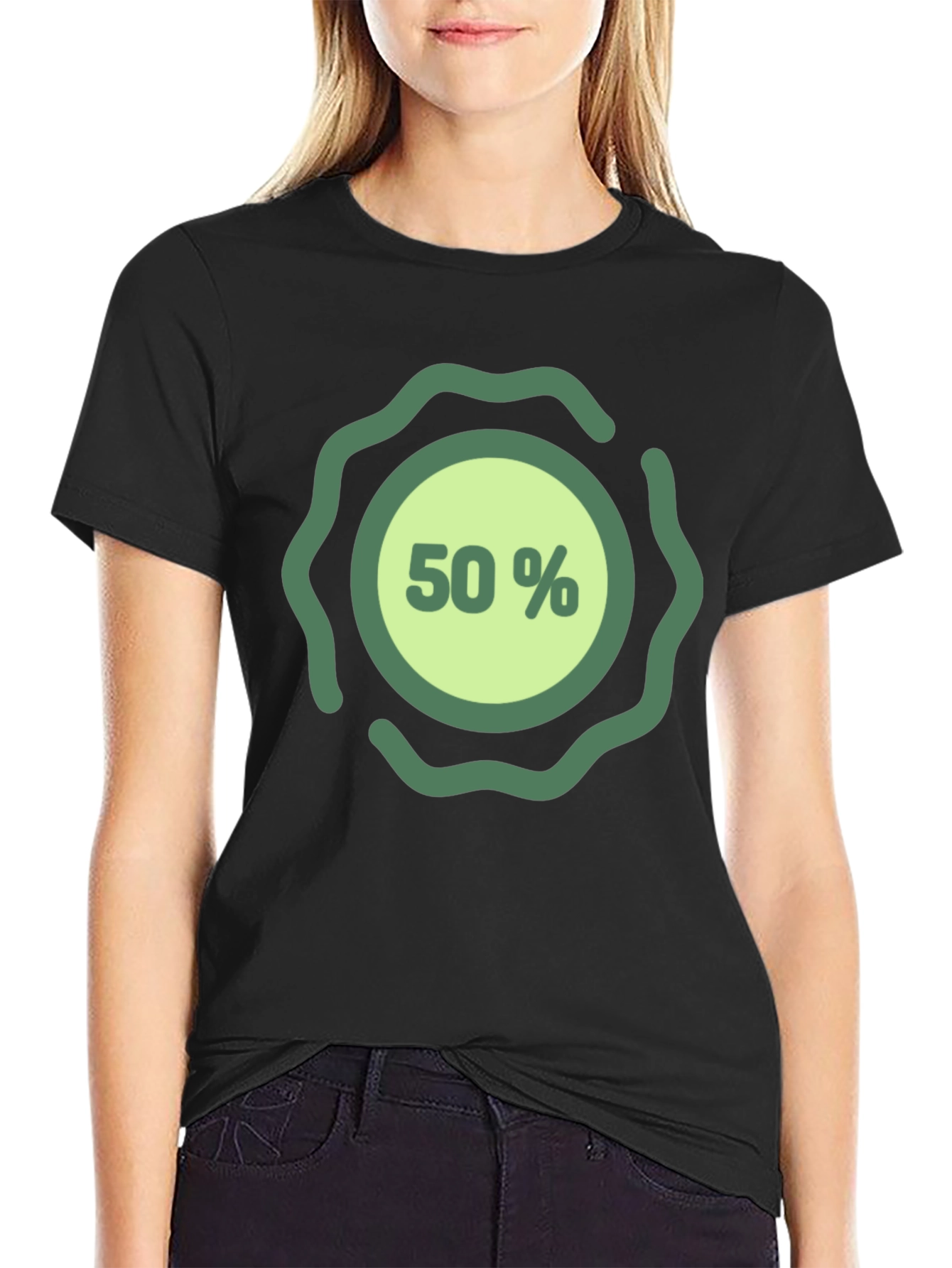 50% Off Black T-Shirt