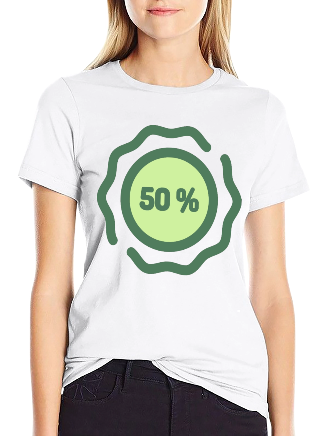 50% Off Black T-Shirt