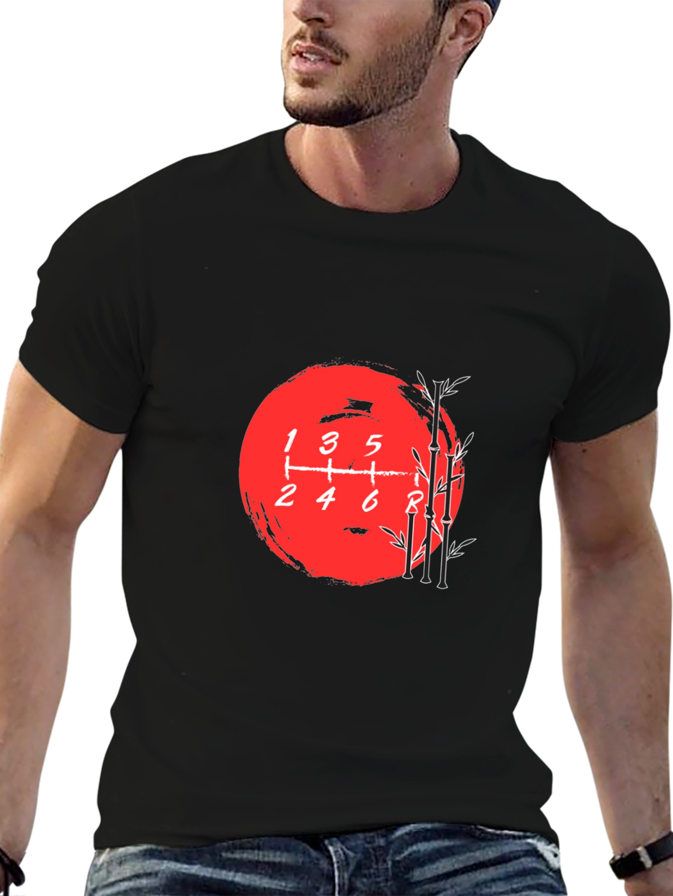 Japanese Shift Pattern Graphic Tee