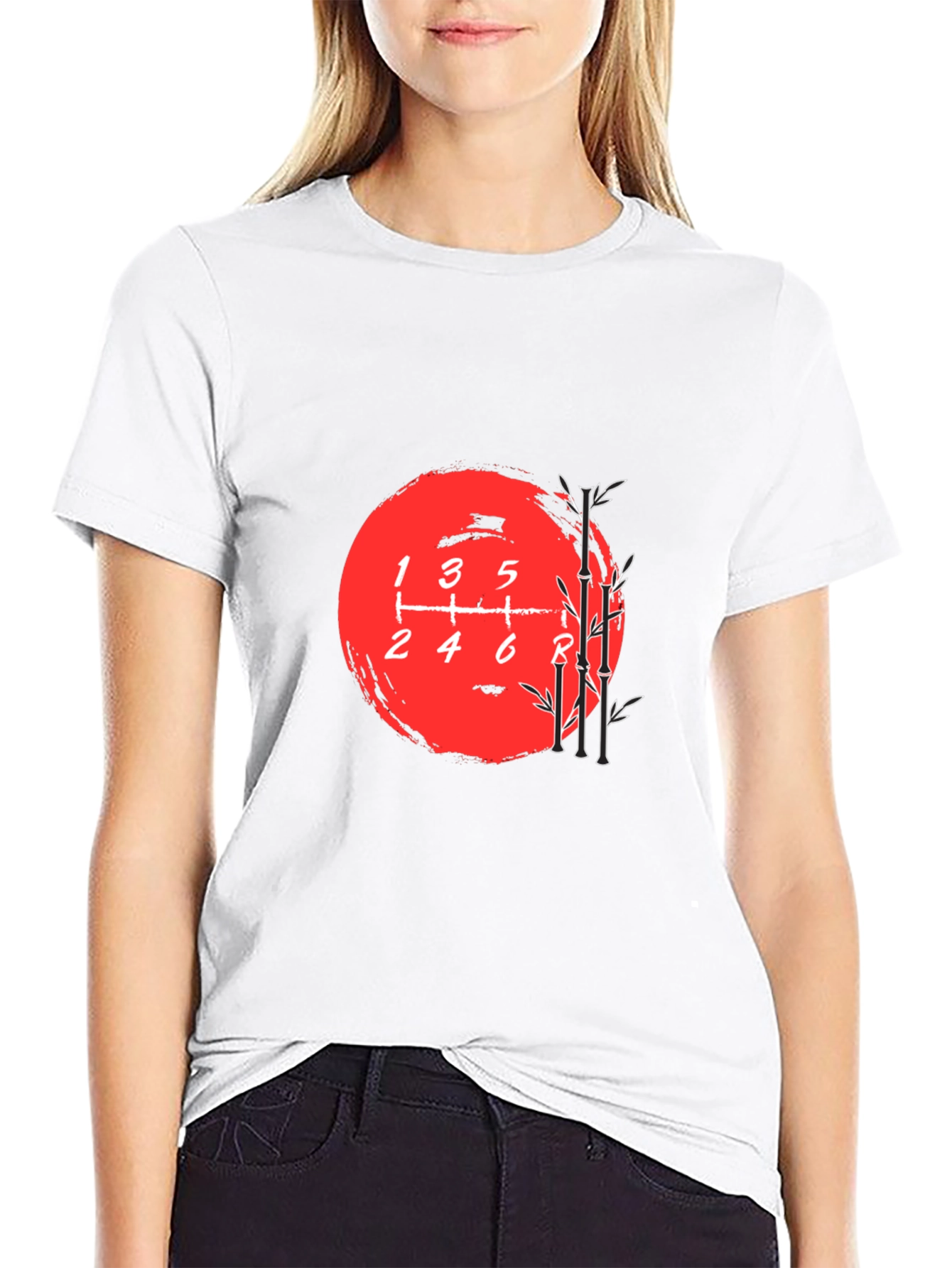 Japanese Shift Pattern Graphic Tee