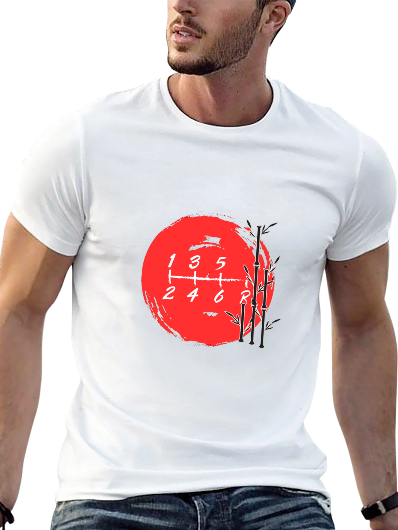 Japanese Shift Pattern Graphic Tee