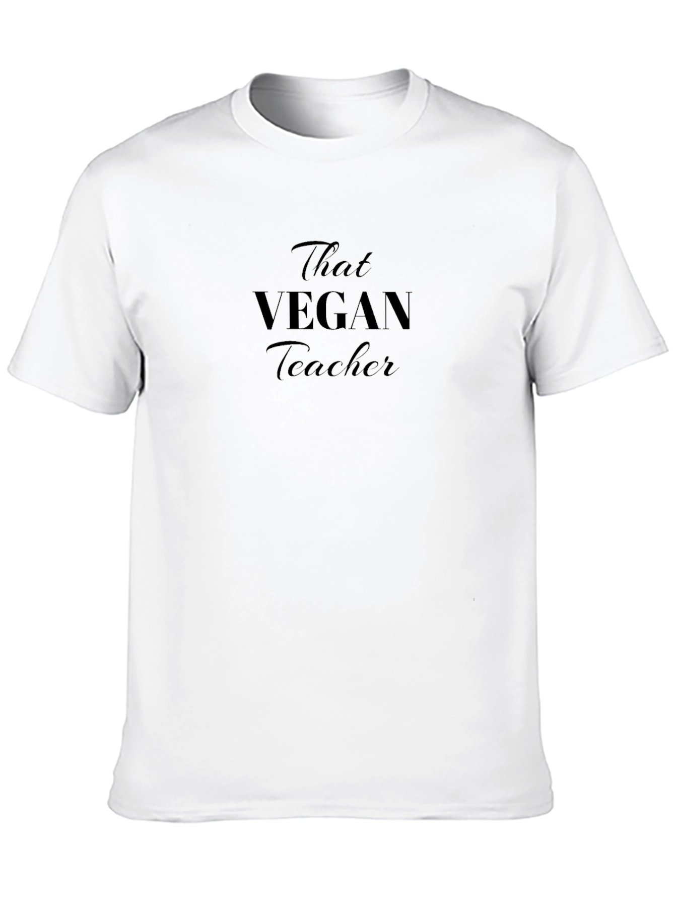 That Vegan Teacher Black T-Shirt