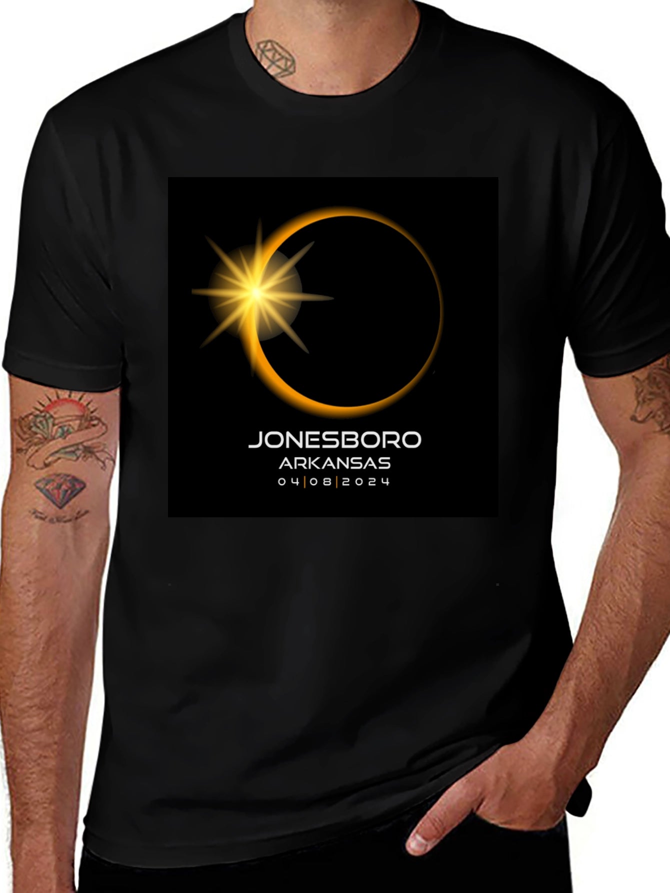 Jonesboro Arkansas Eclipse T-Shirt - April 8 2024