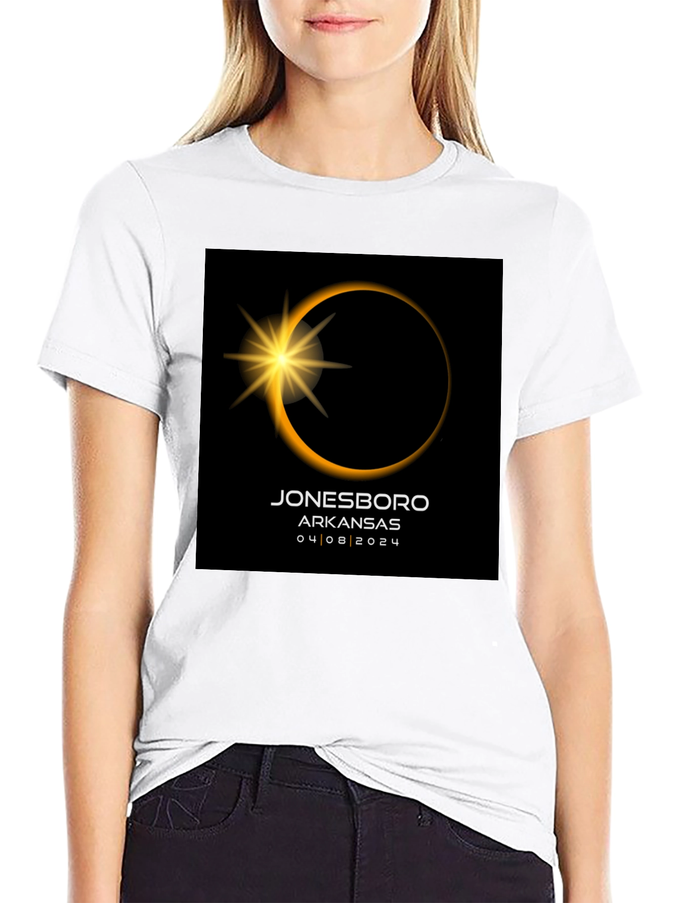 Jonesboro Arkansas Eclipse T-Shirt - April 8 2024