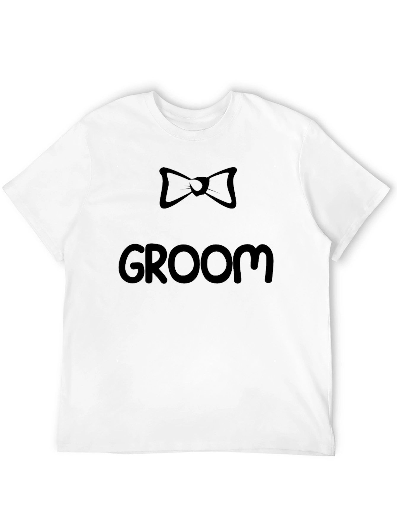 Groom T-Shirt - Bowtie Graphic