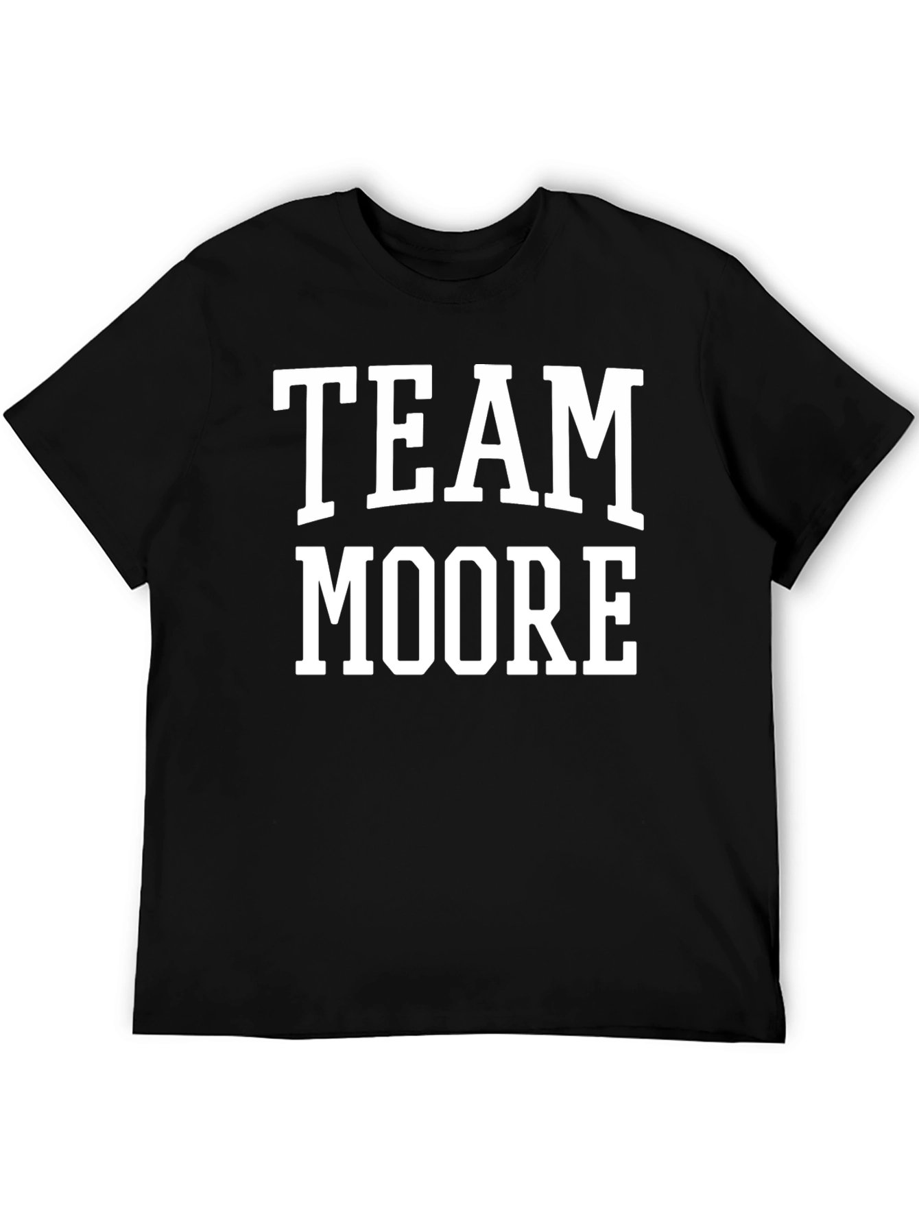 Team Moore T-Shirt - Black Cotton Blend Tee