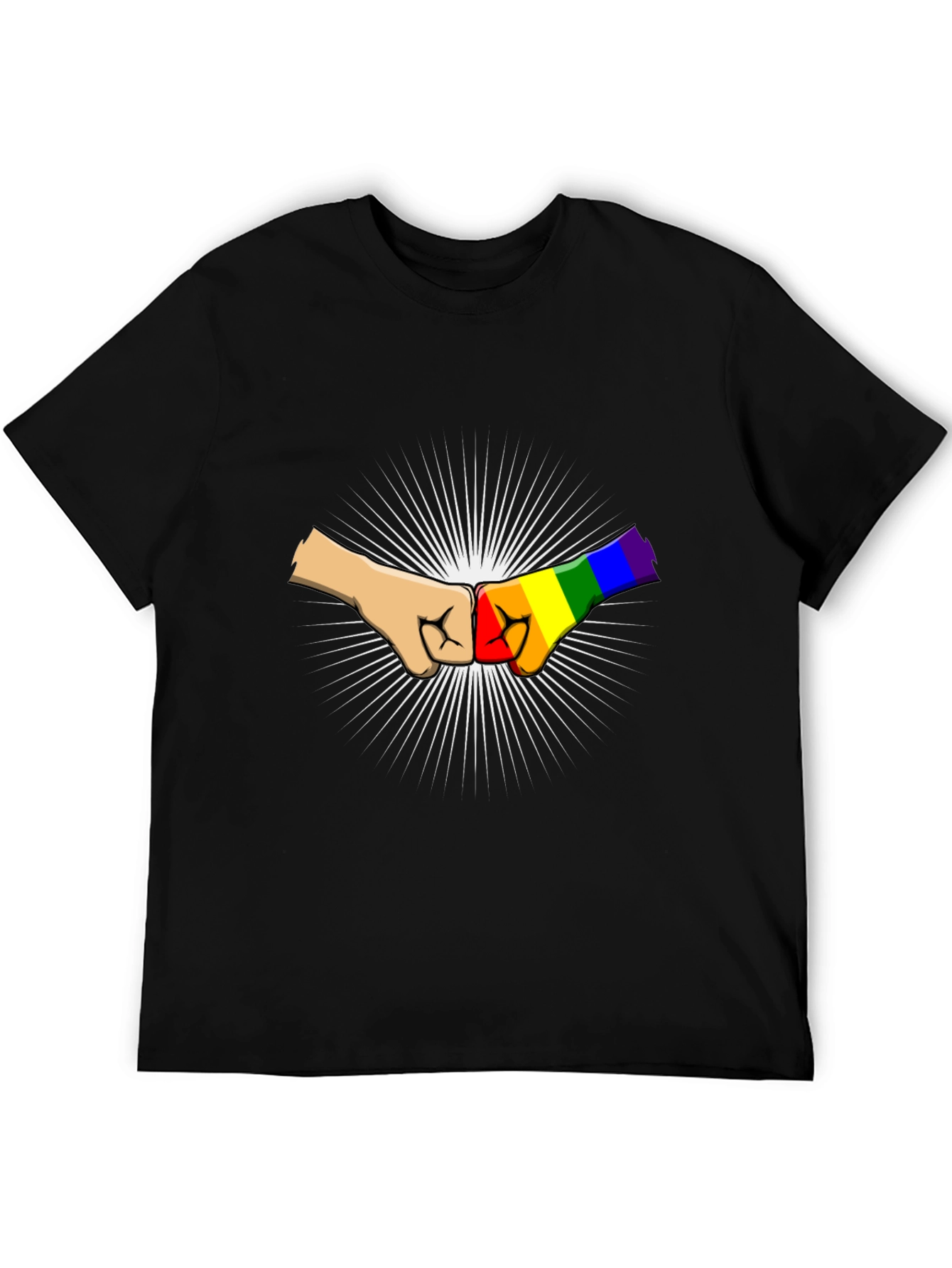 LGBT Fist Bump Graphic Tee