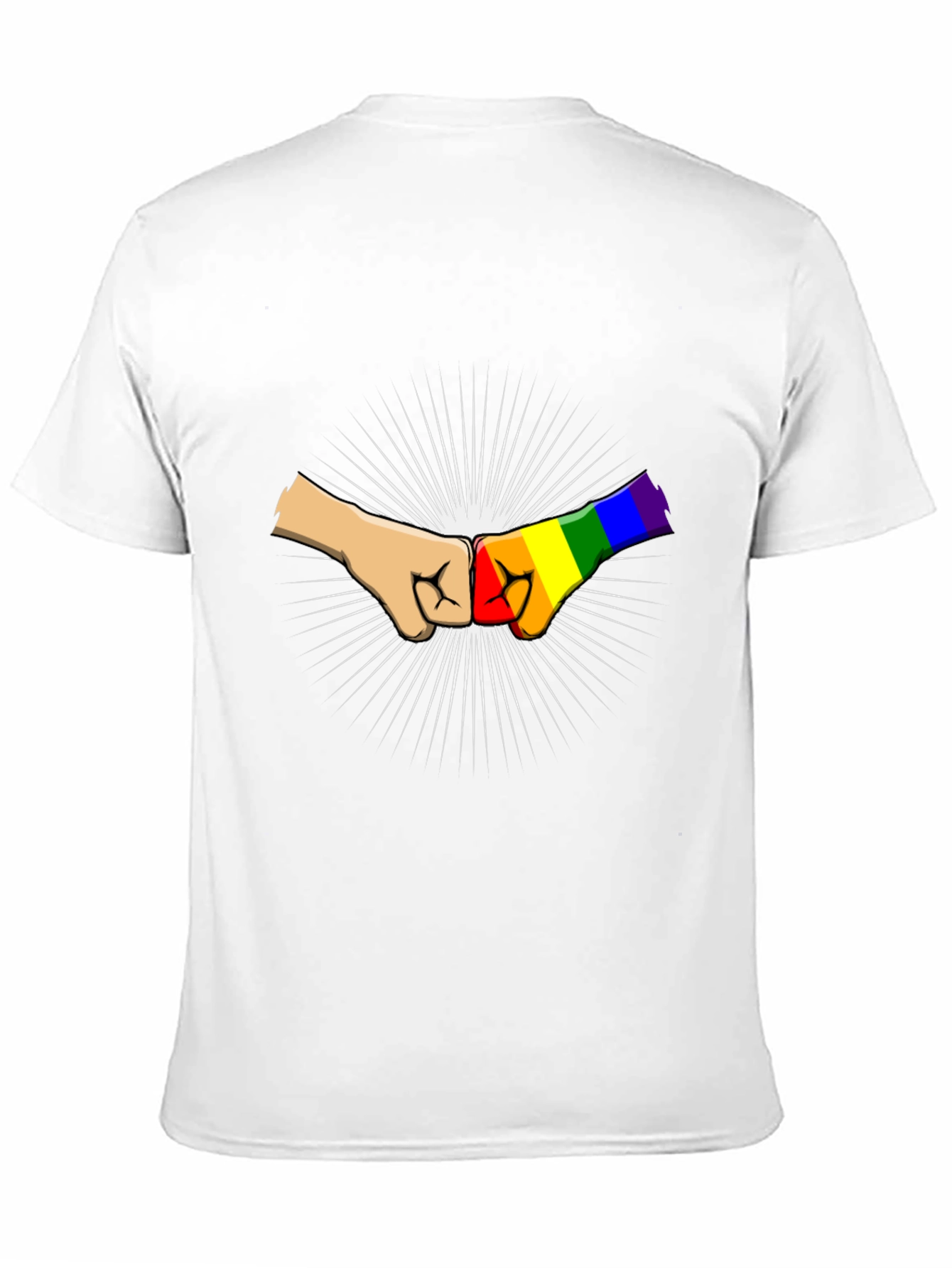 LGBT Fist Bump Graphic Tee