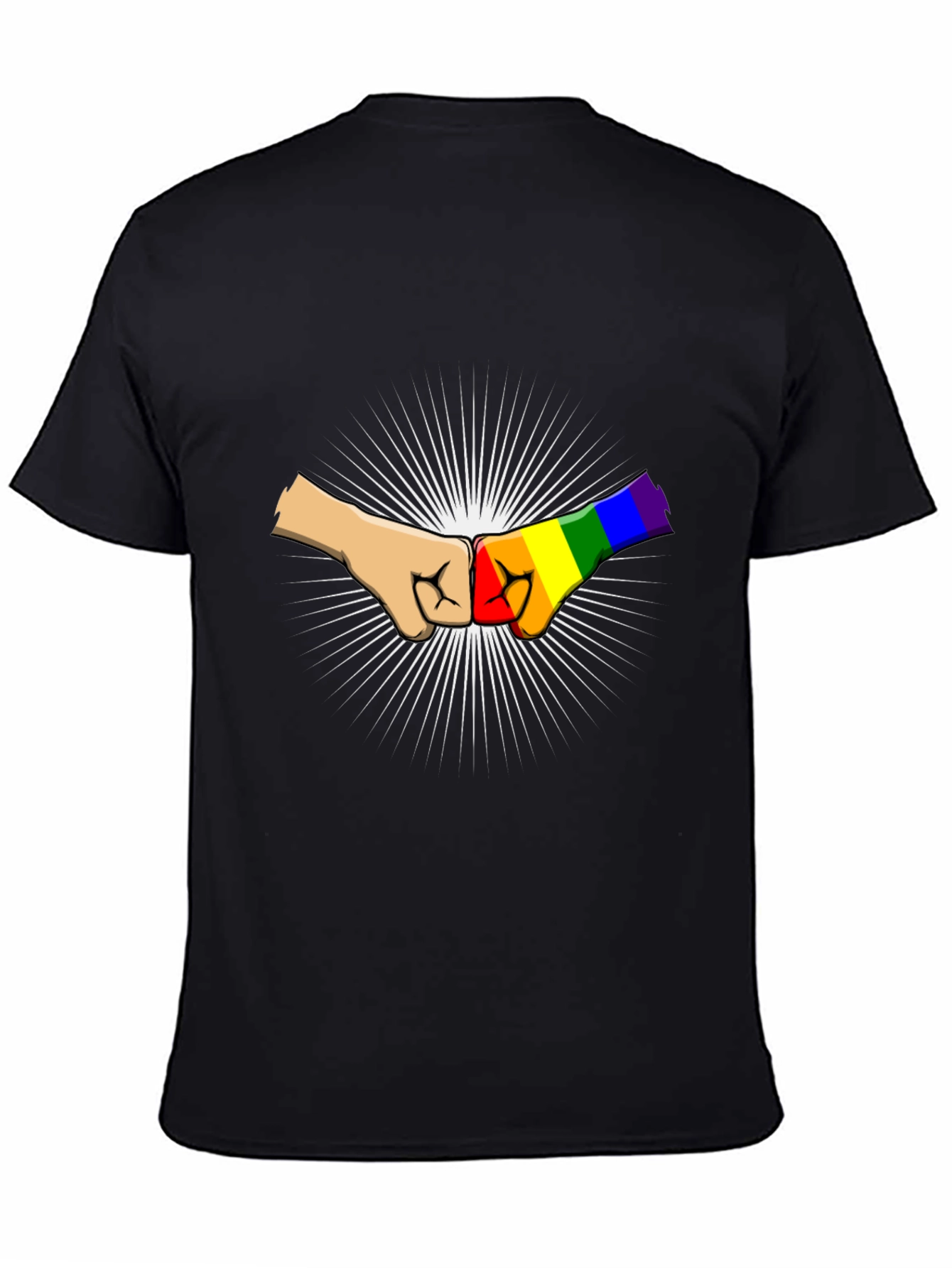 LGBT Fist Bump Graphic Tee