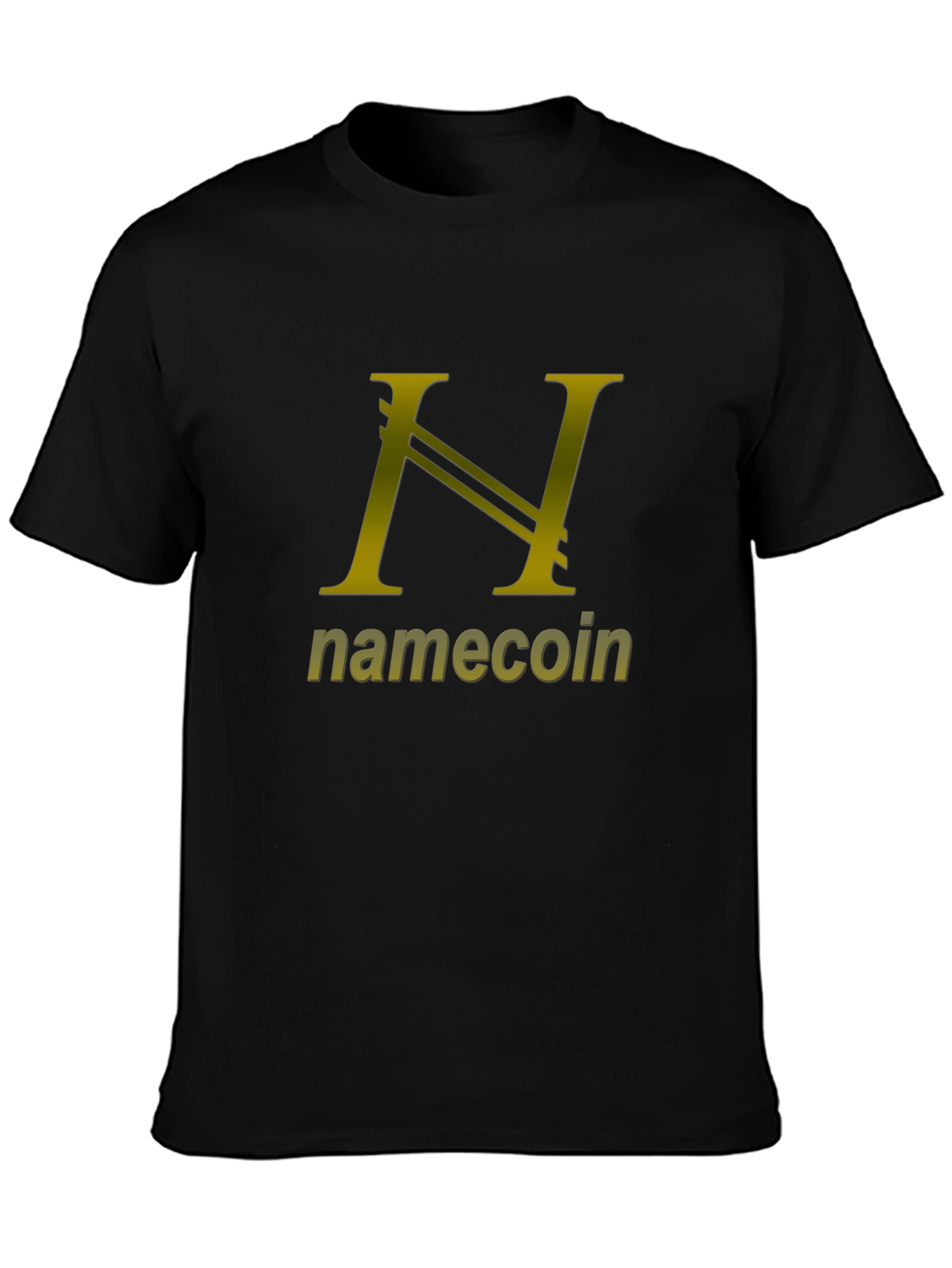 Namecoin T-Shirt - Black Cotton Blend Tee
