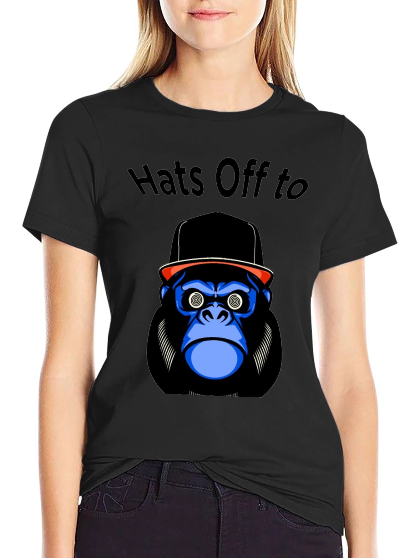 Hats Off To Gorilla Graphic T-Shirt
