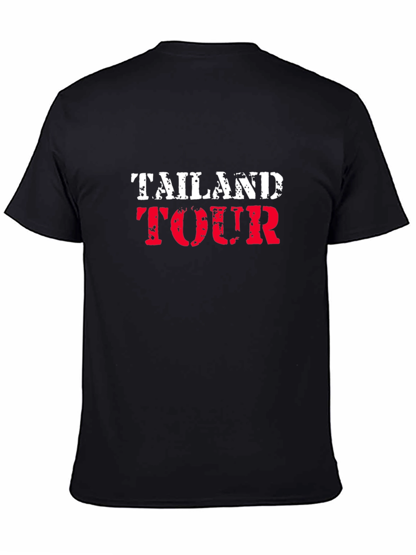Thailand Tour Black T-Shirt - Travel Souvenir Tee