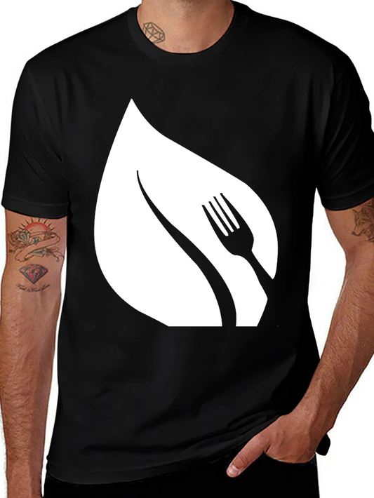 Vegan T-Shirt - Leaf & Fork Graphic Tee