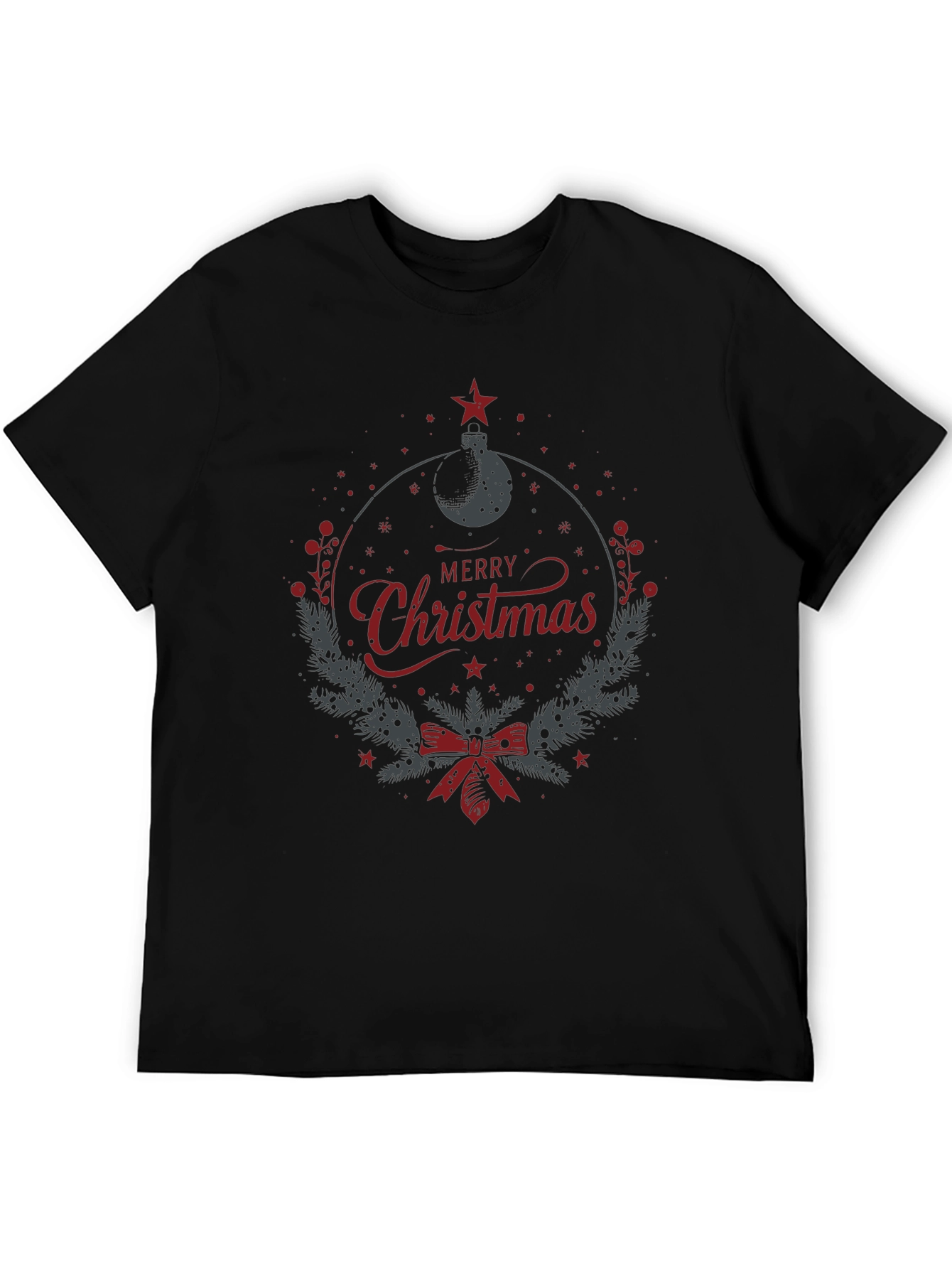 Festive Merry Christmas Graphic Tee