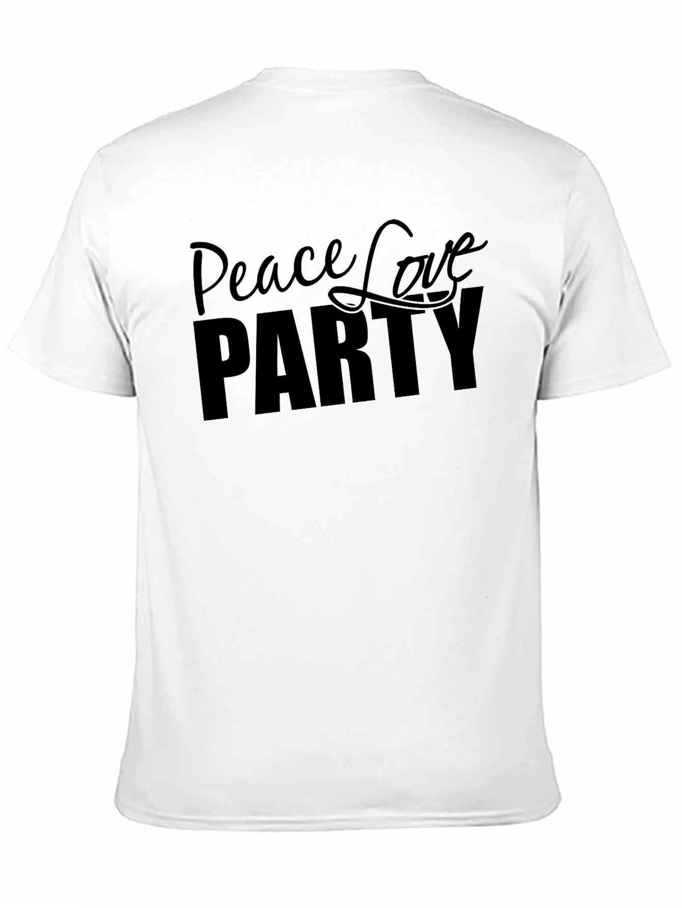 Peace Love Party Graphic T-Shirt