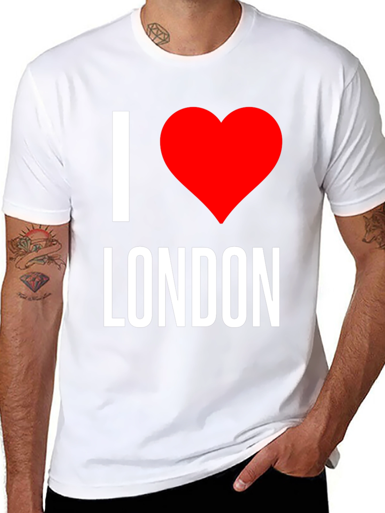 I Heart London Black T-Shirt