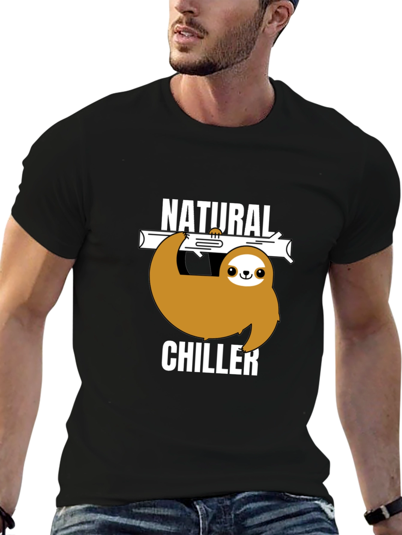 Natural Chiller Sloth T-Shirt