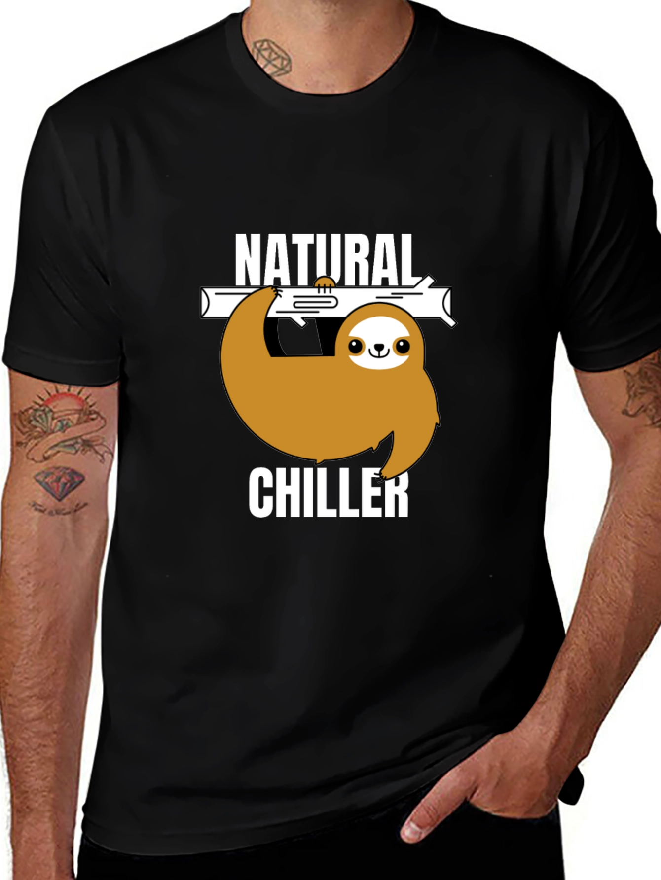 Natural Chiller Sloth T-Shirt