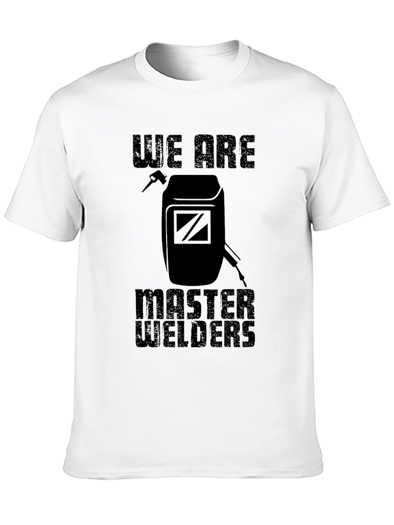 We Are Master Welders Black Graphic T-Shirt