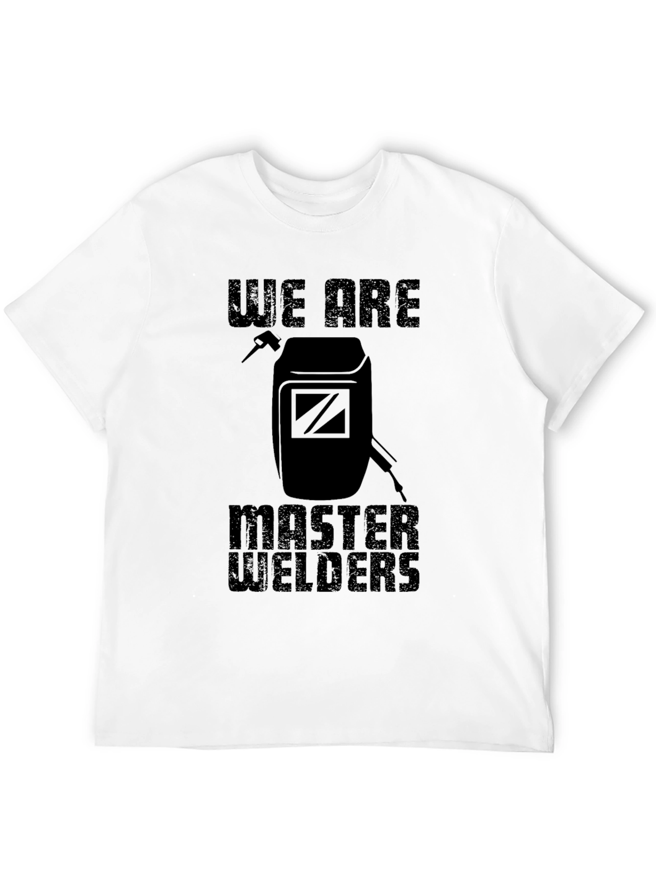 We Are Master Welders Black Graphic T-Shirt