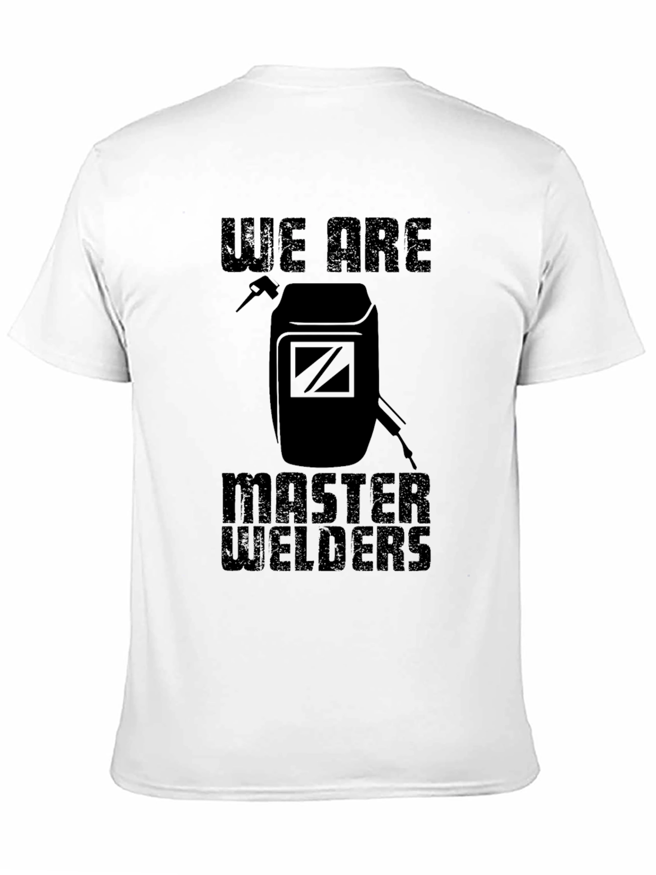 We Are Master Welders Black Graphic T-Shirt