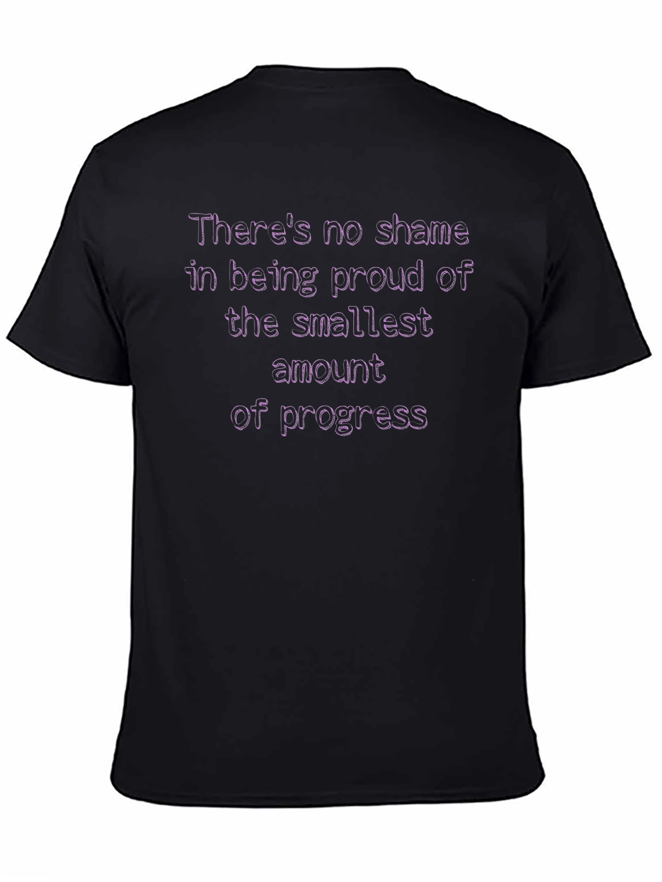 Proud of Progress Black T-Shirt