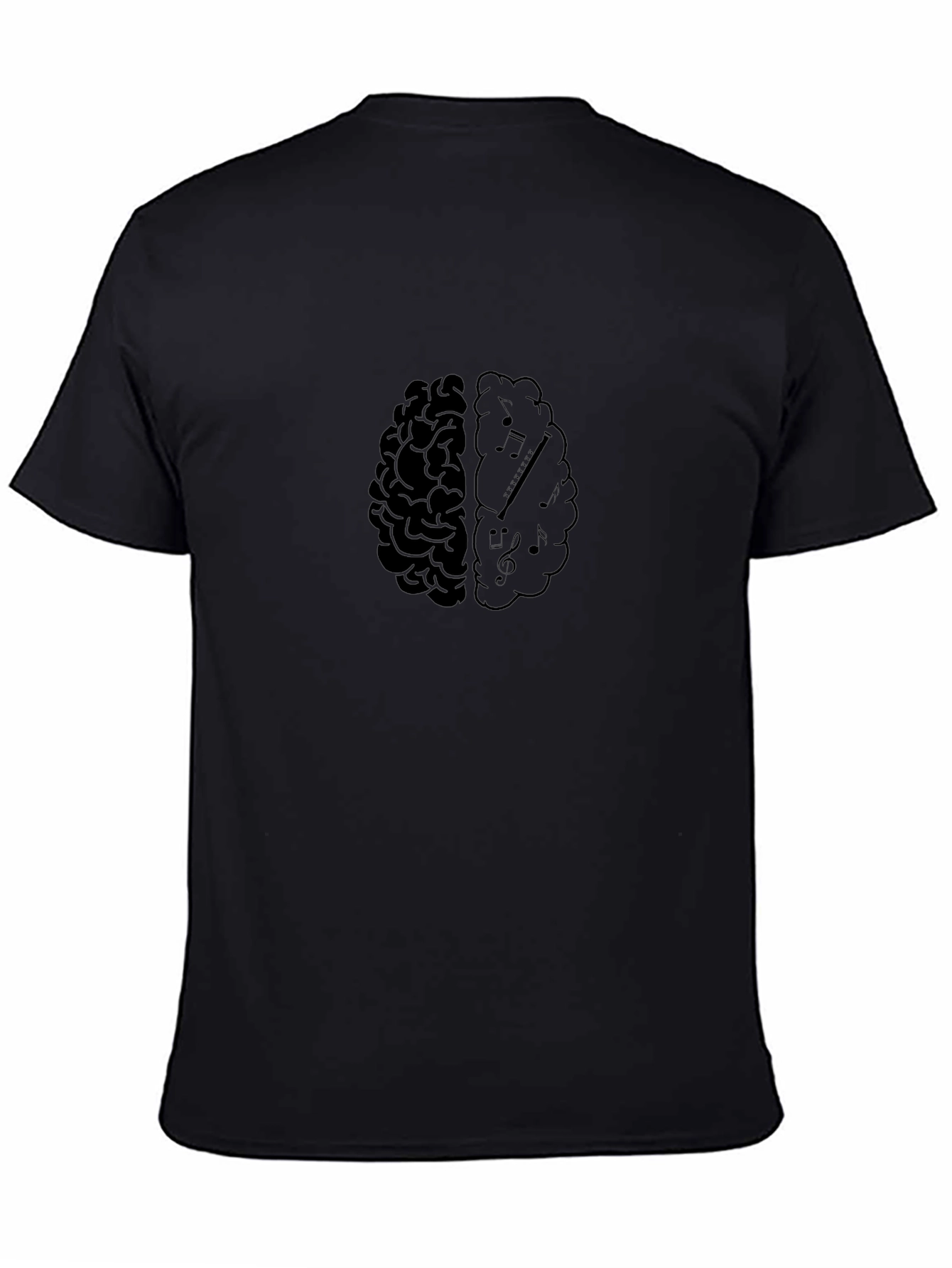 Music Brain T-Shirt - Artistic Design