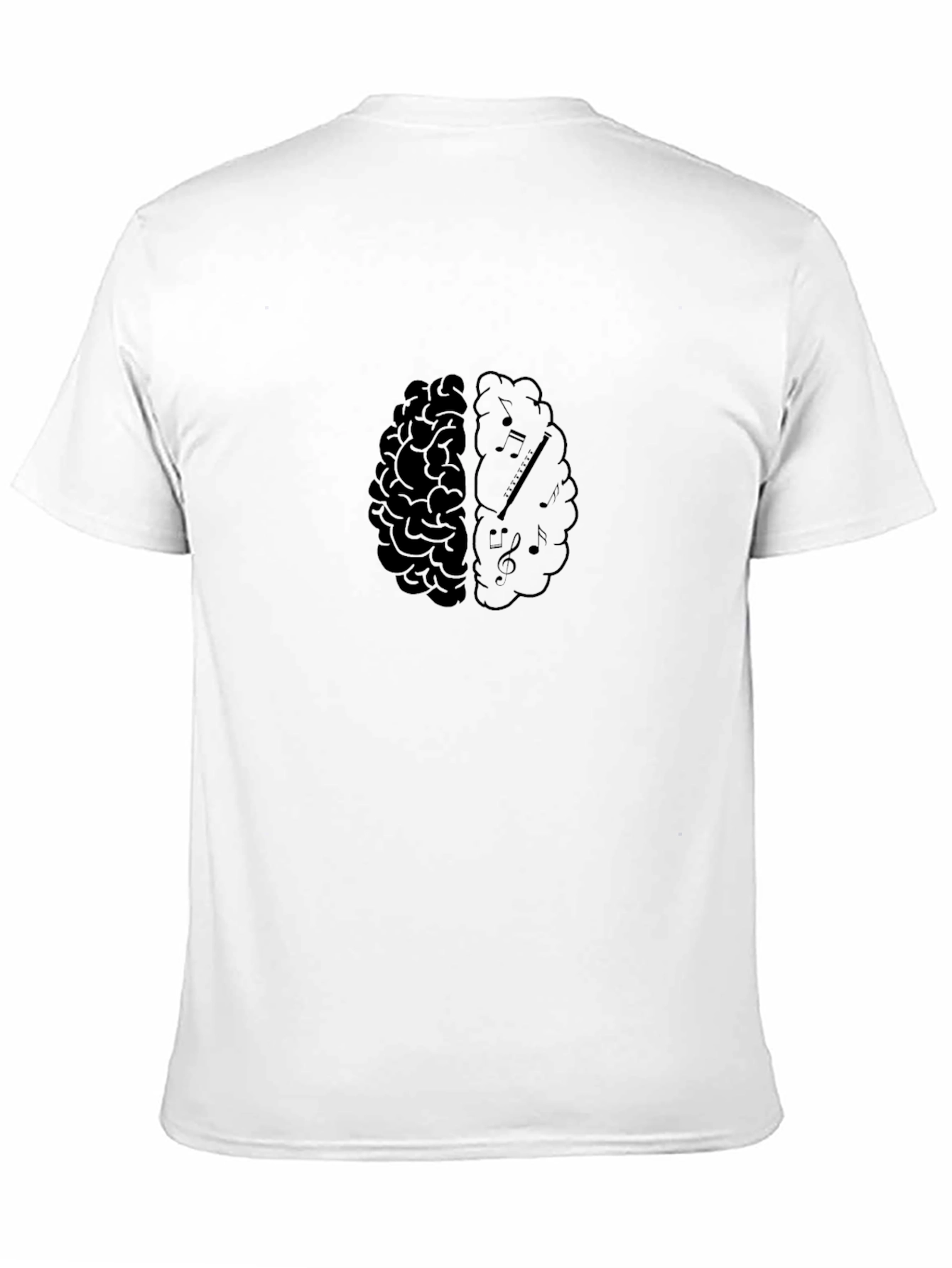 Music Brain T-Shirt - Artistic Design