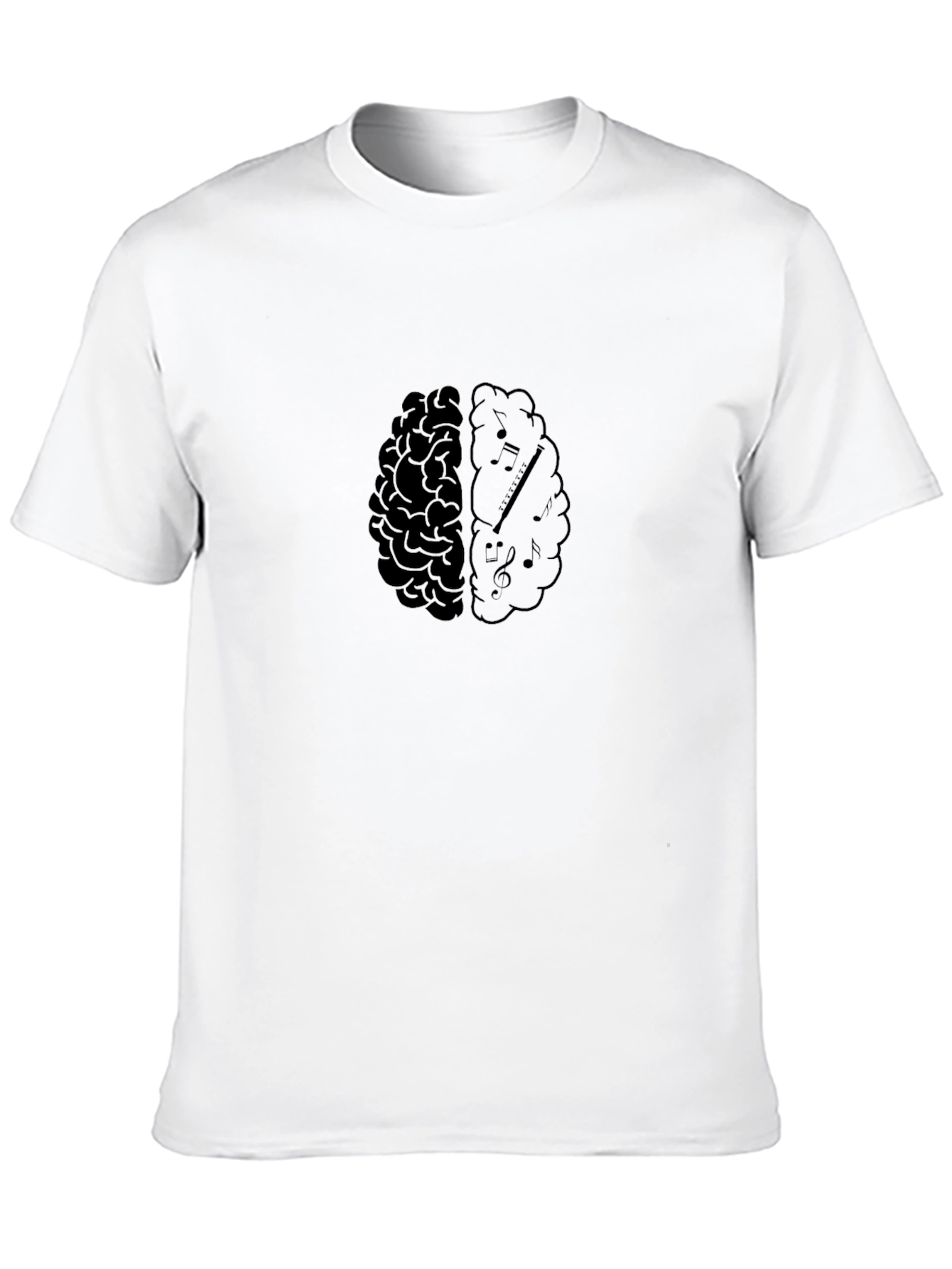 Music Brain T-Shirt - Artistic Design