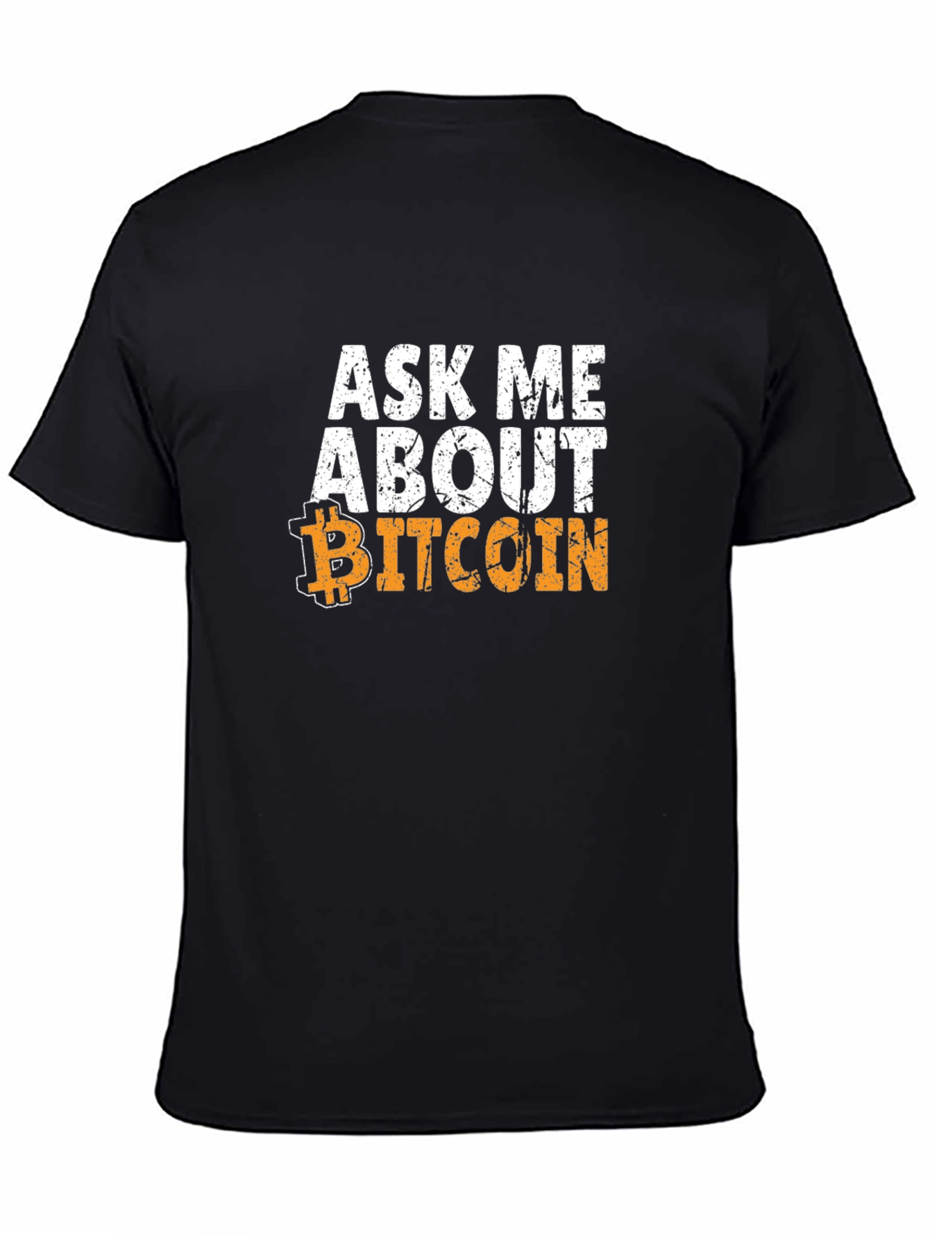 Ask Me About Bitcoin Black T-Shirt
