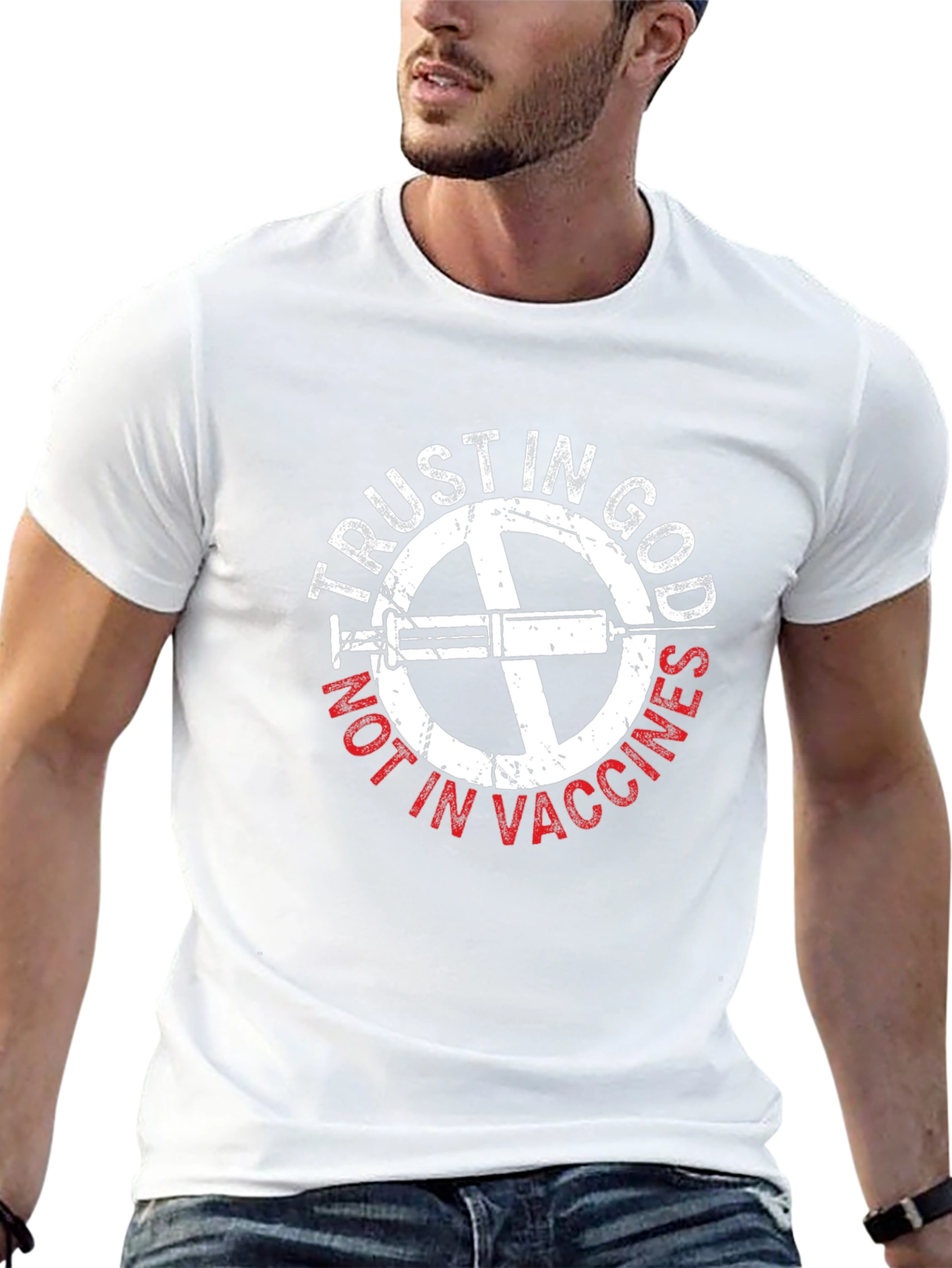 Trust In God Not In Vaccines T-Shirt