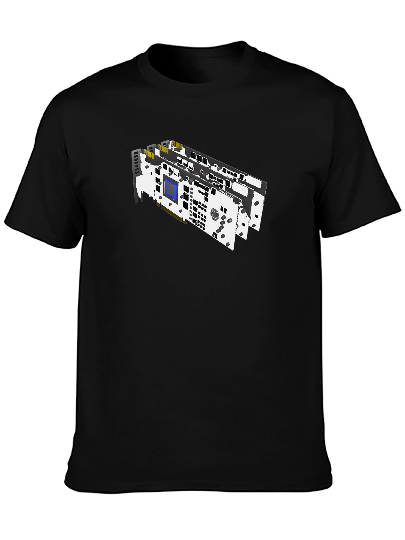 Circuit Board Graphic T-Shirt