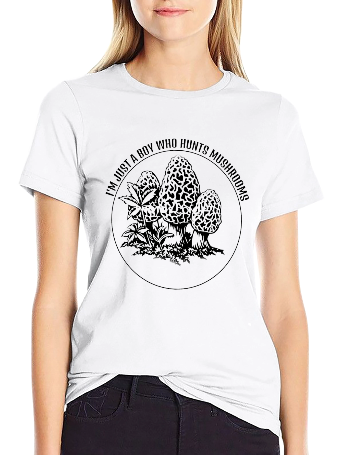 Mushroom Hunter Graphic T-Shirt