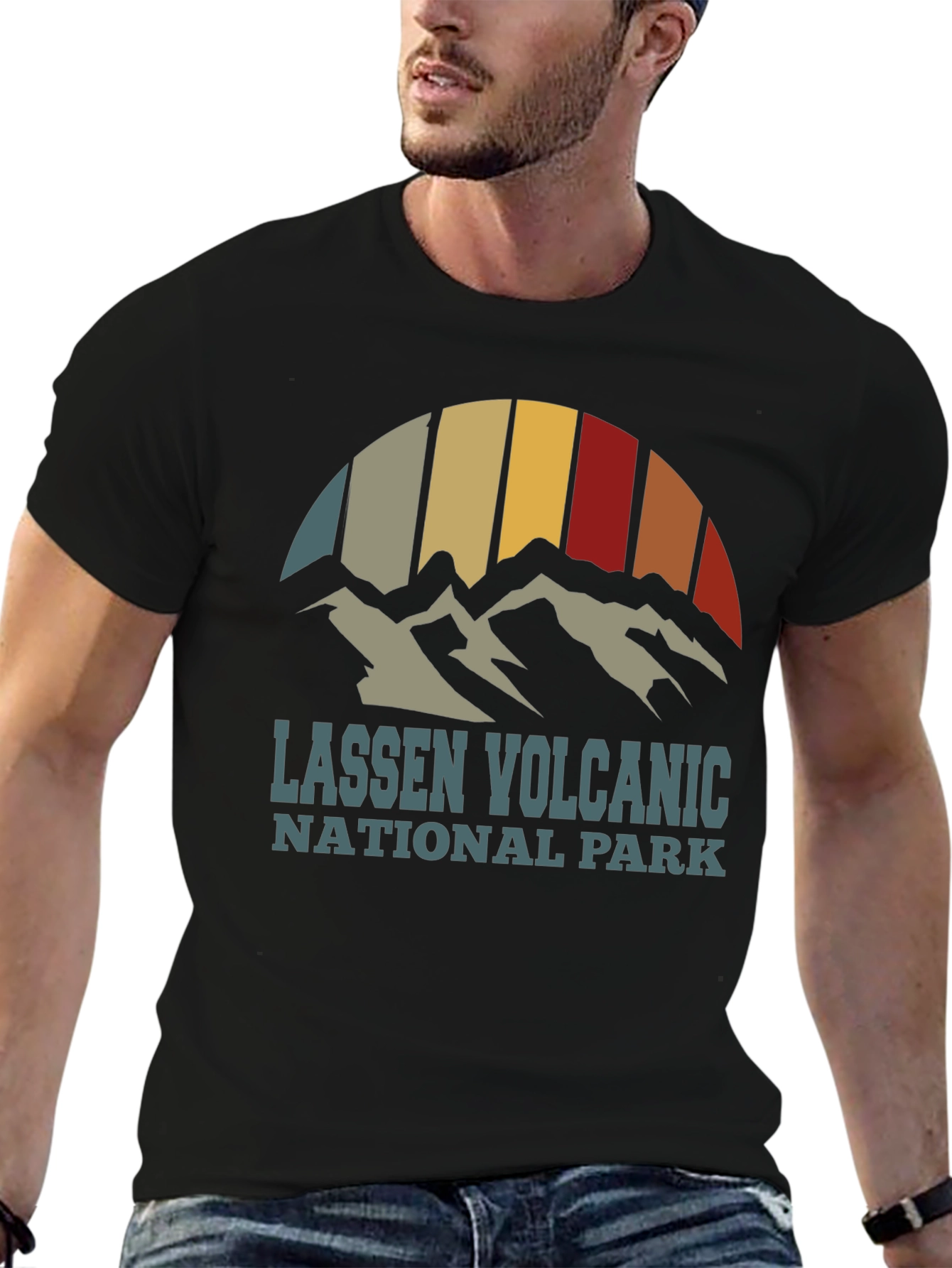 Lassen Volcanic National Park Retro T-Shirt