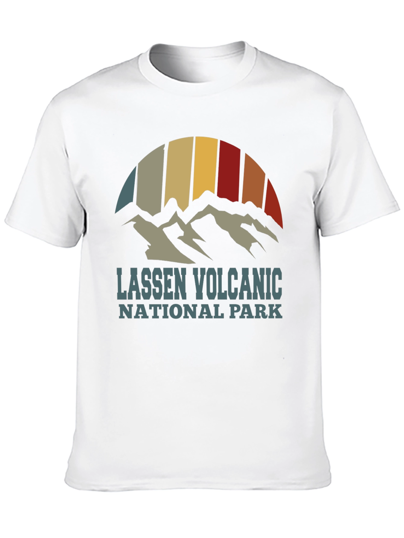 Lassen Volcanic National Park Retro T-Shirt