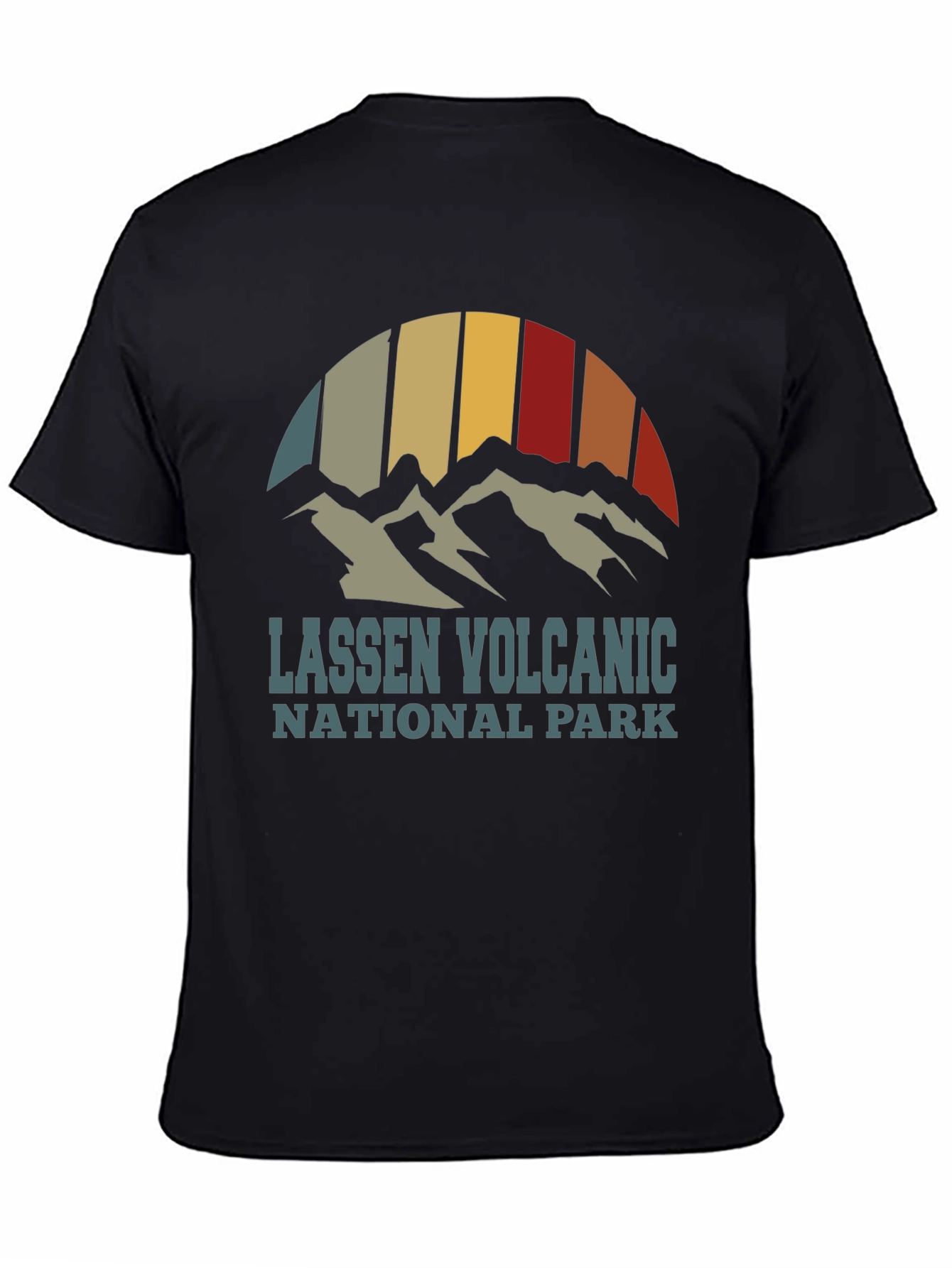 Lassen Volcanic National Park Retro T-Shirt