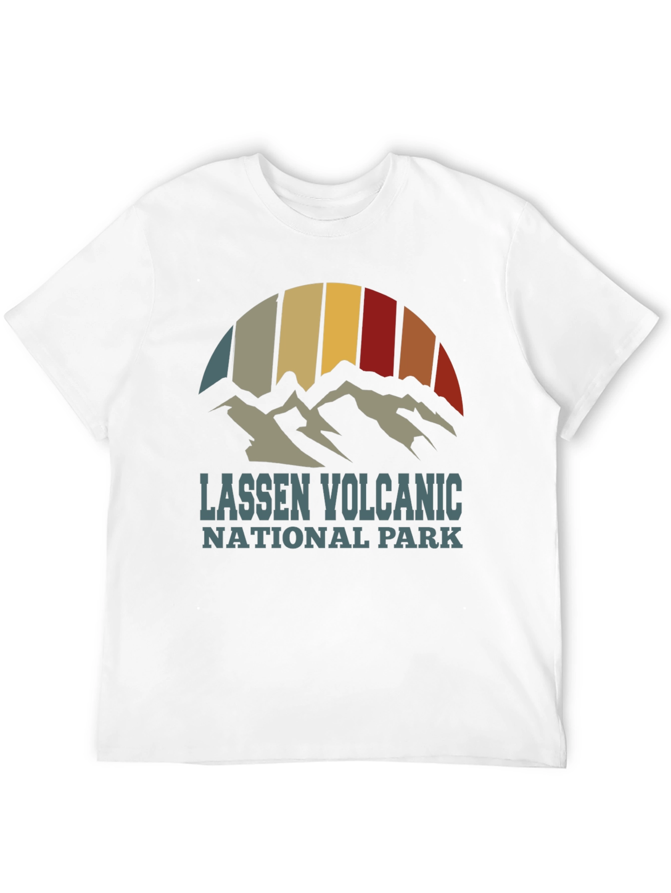 Lassen Volcanic National Park Retro T-Shirt