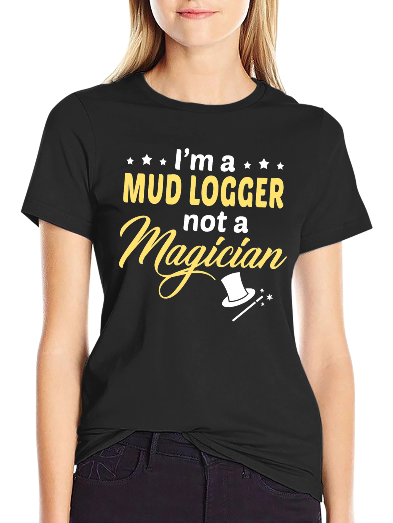 Mud Logger T-Shirt - Not a Magician