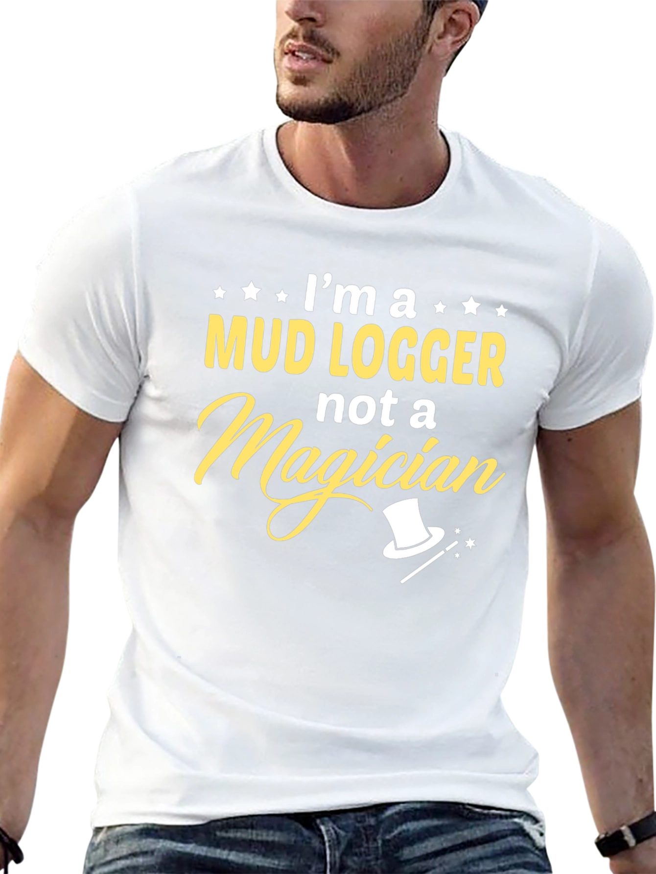 Mud Logger T-Shirt - Not a Magician