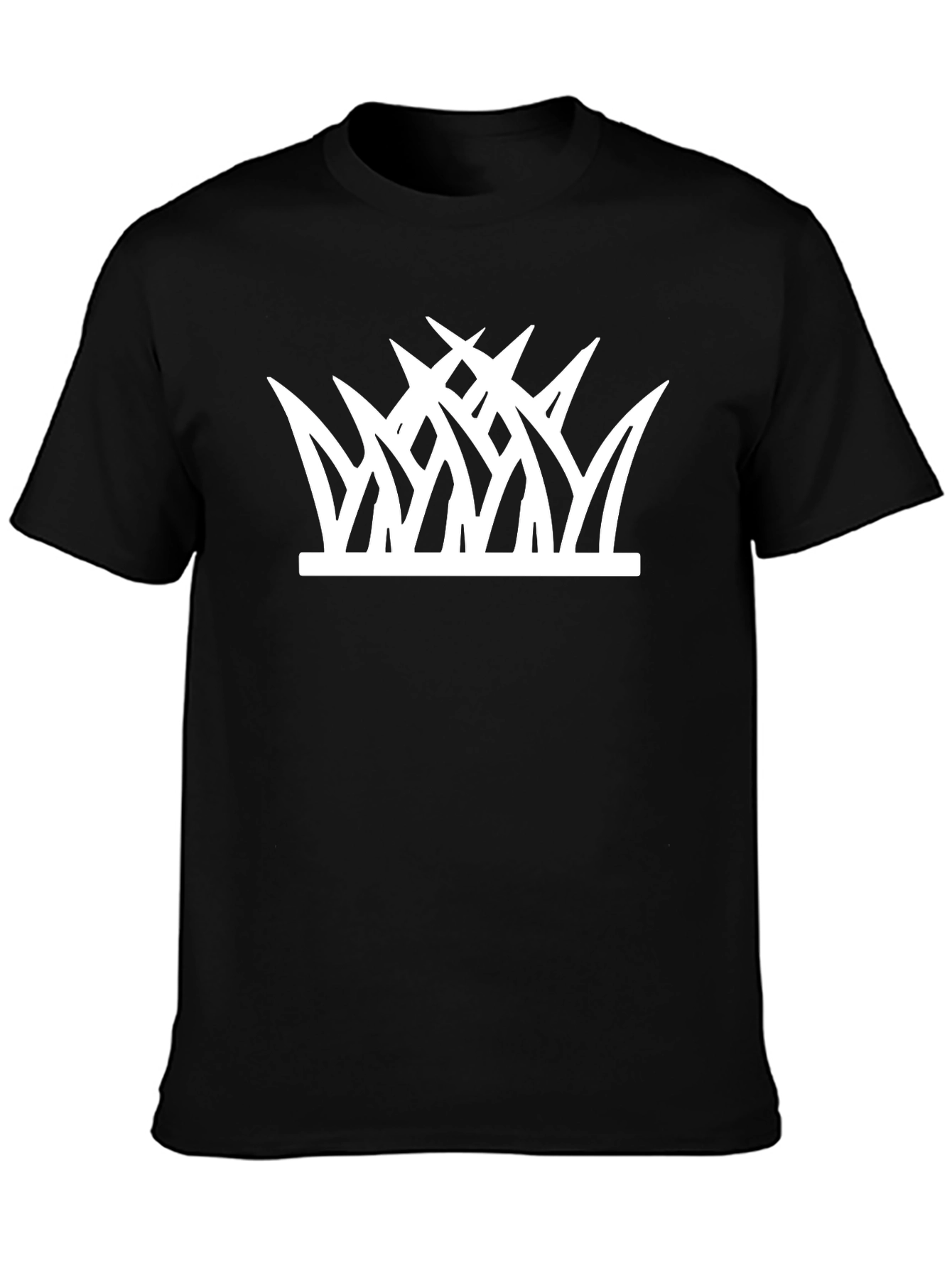 Grass Graphic Black T-Shirt - Stylish & Comfortable