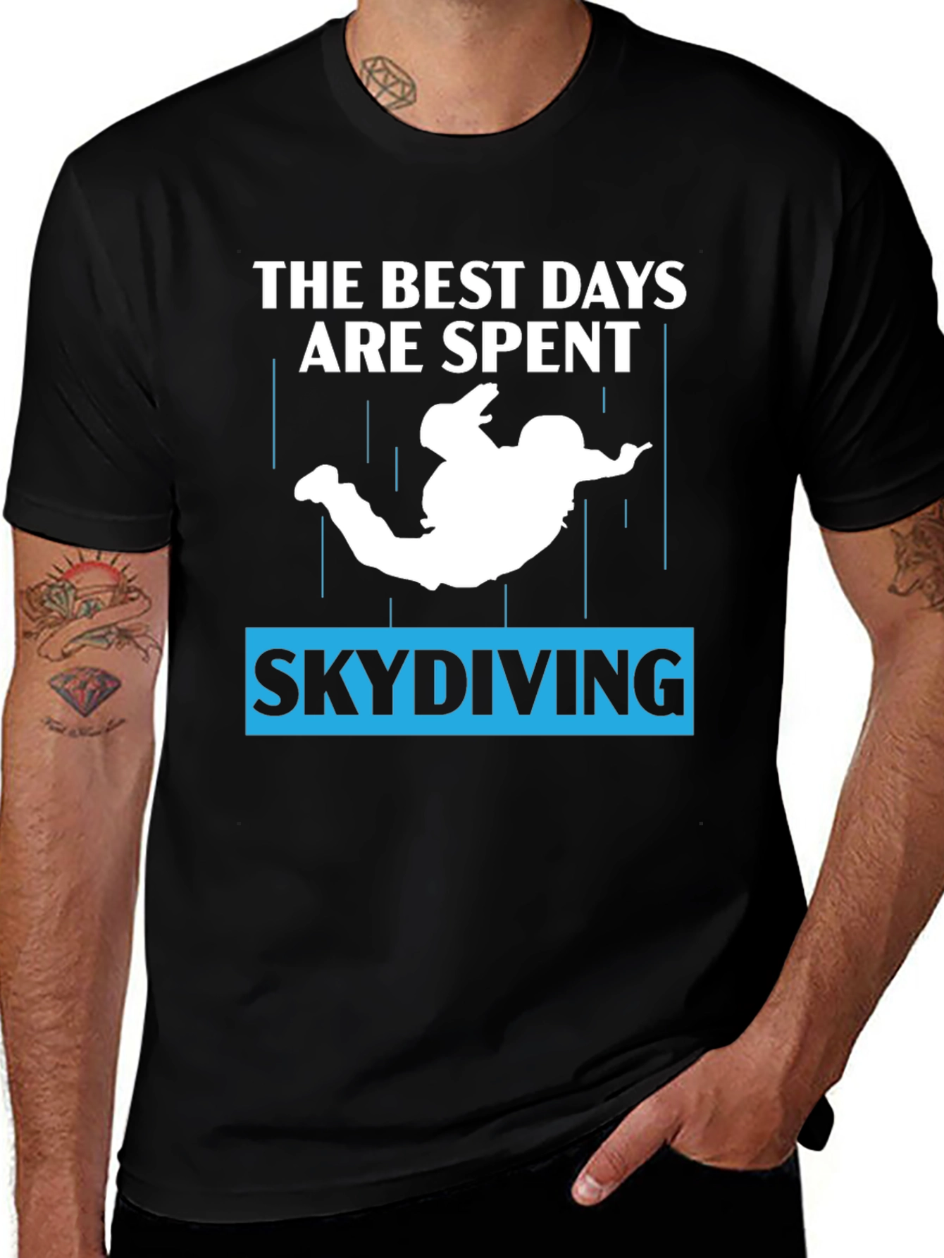 Skydiving T-Shirt - Best Days Spent