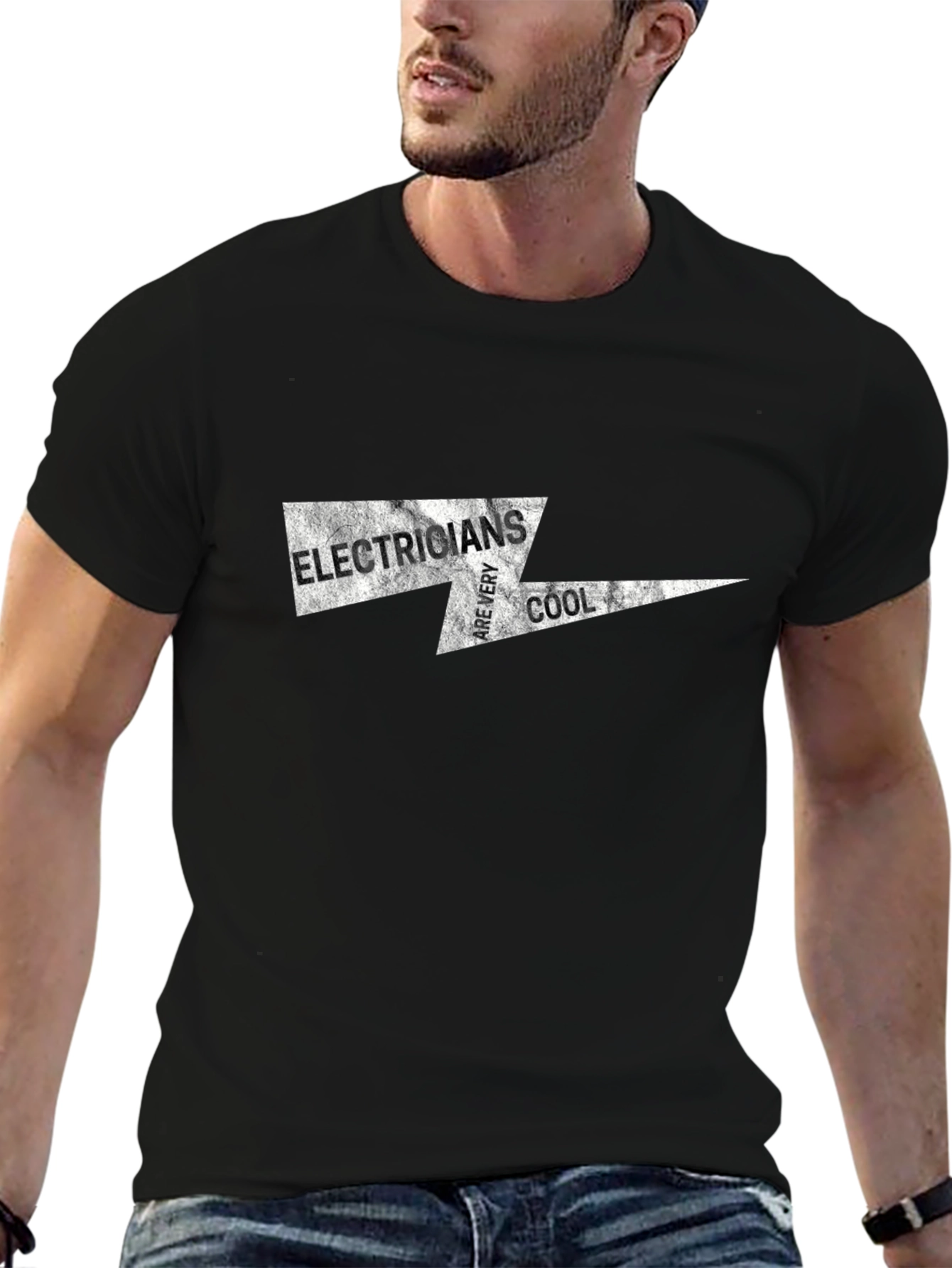 Electricians Are Very Cool Black T-Shirt