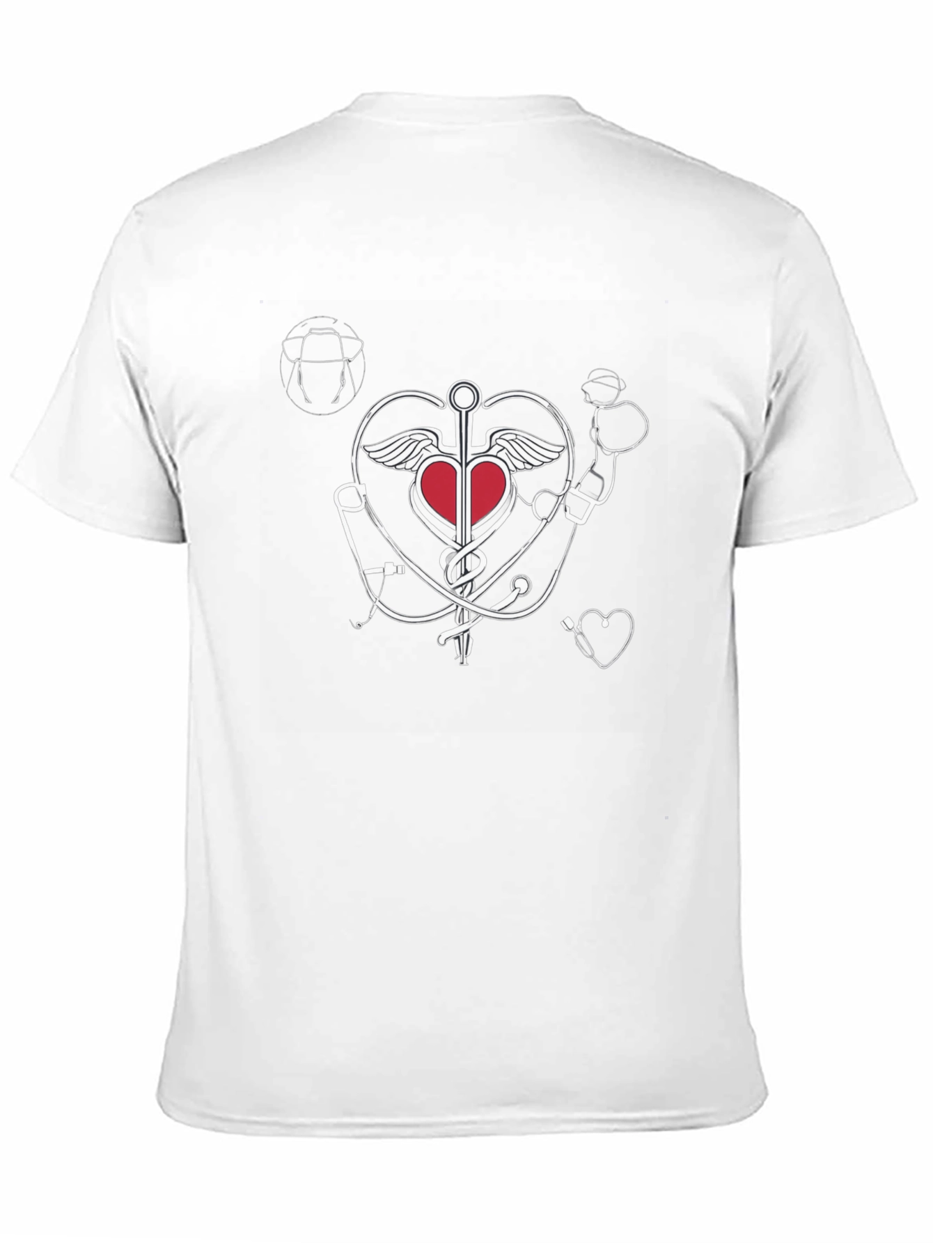 Heartbeat Stethoscope Graphic Tee