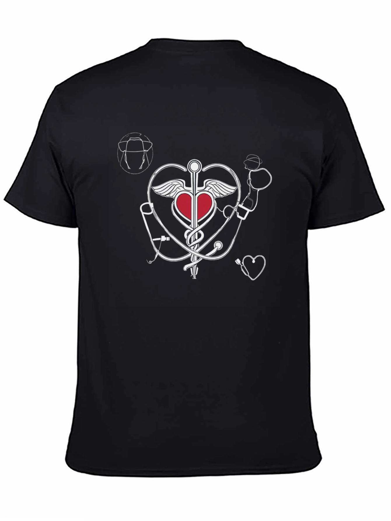 Heartbeat Stethoscope Graphic Tee