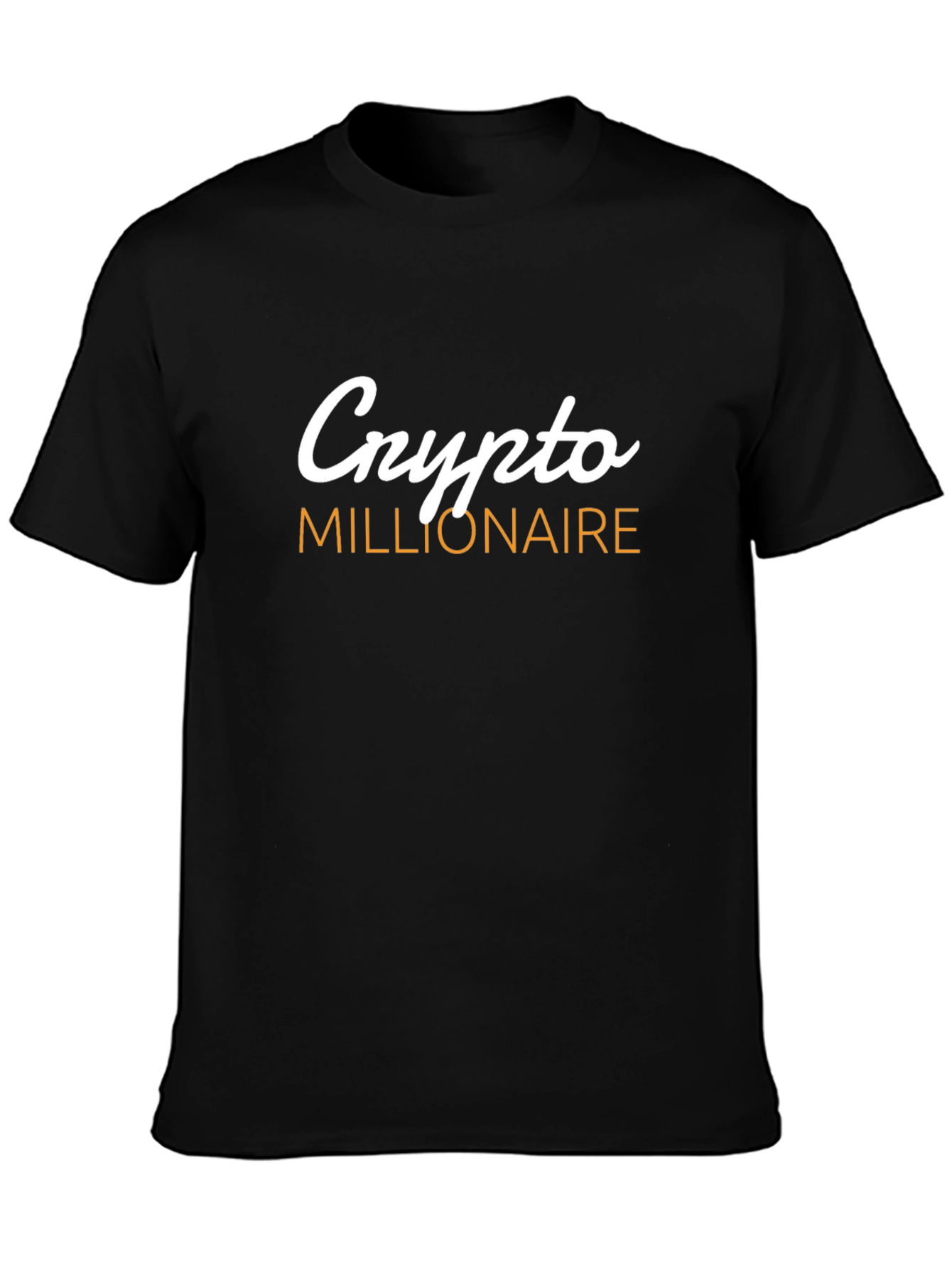 Crypto Millionaire Black T-Shirt