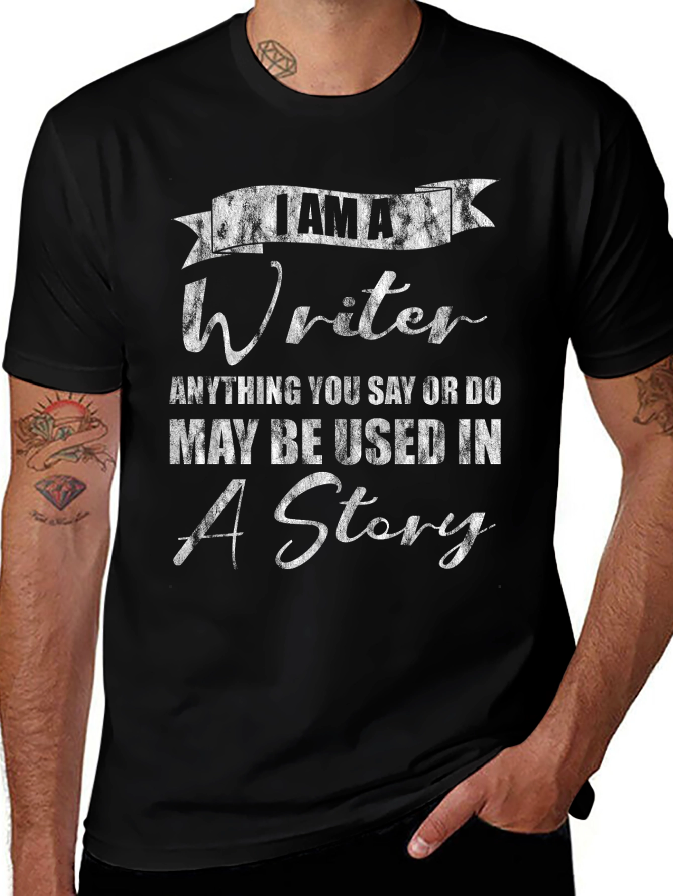 I am a Writer Novelty Graphic T-Shirt