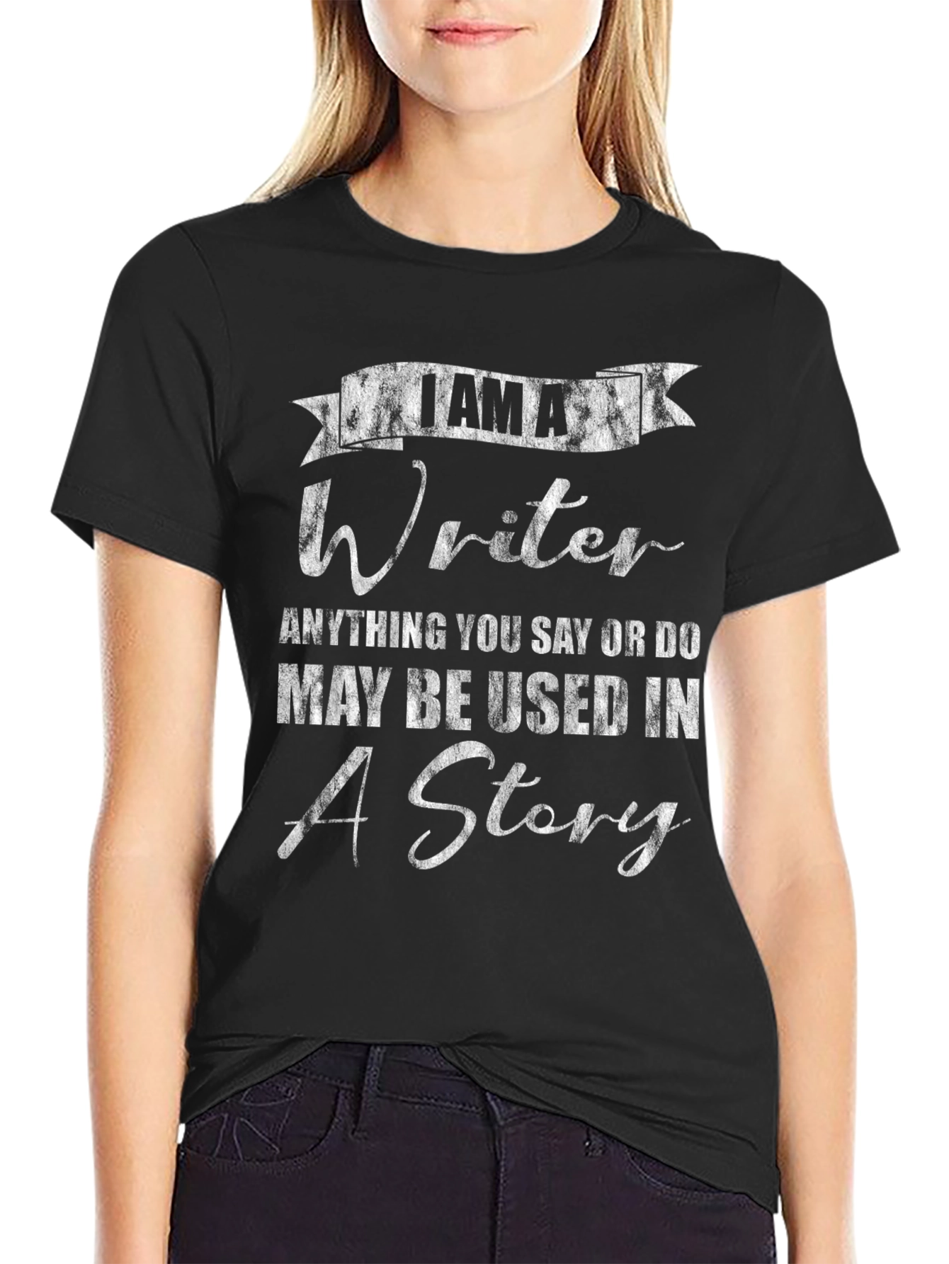 I am a Writer Novelty Graphic T-Shirt
