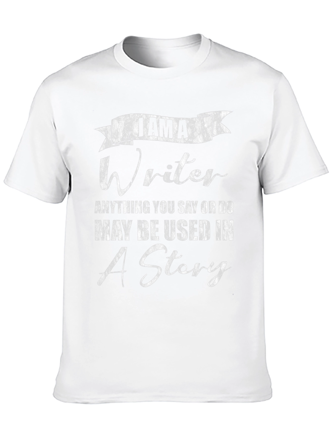 I am a Writer Novelty Graphic T-Shirt