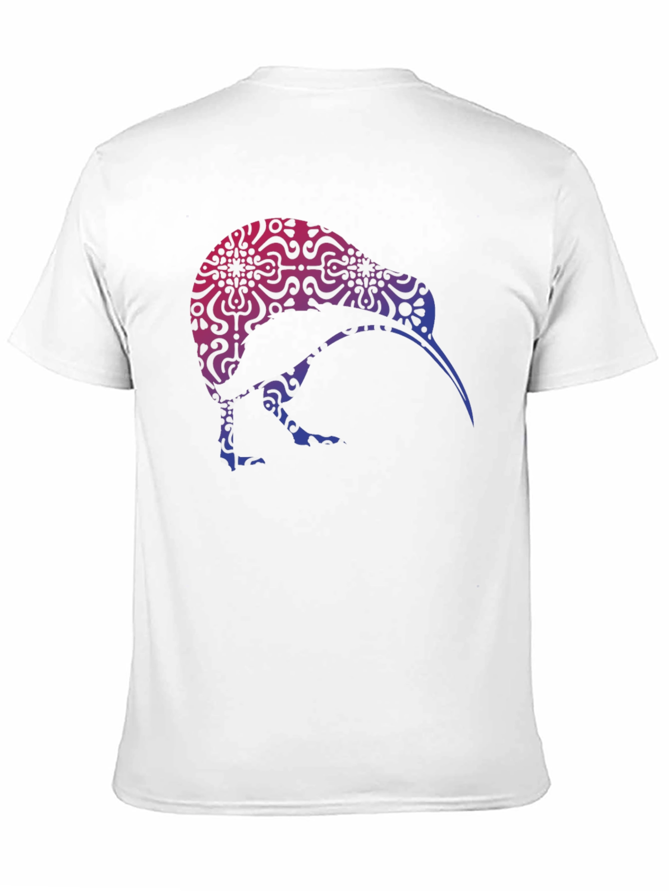 Kiwi Bird Patterned Graphic T-Shirt